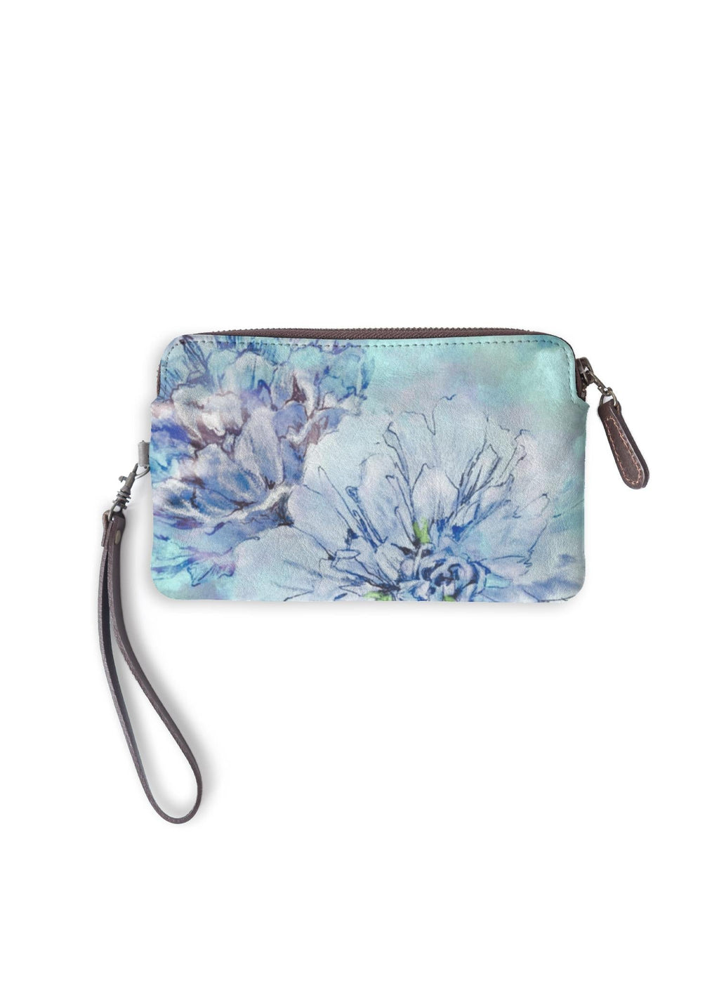 Z.B - Blue Peonies Clutch