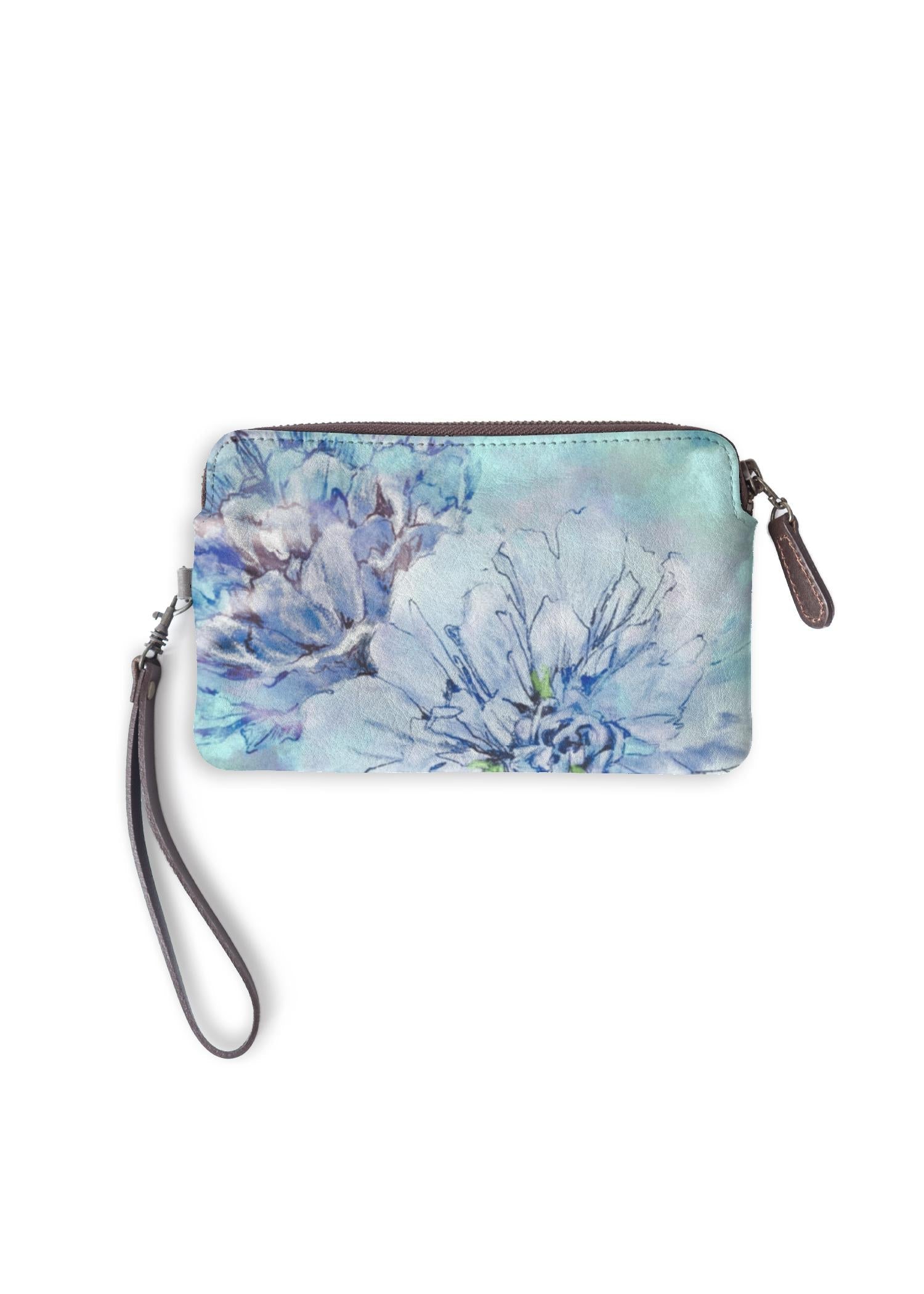 Z.B - Blue Peonies Clutch