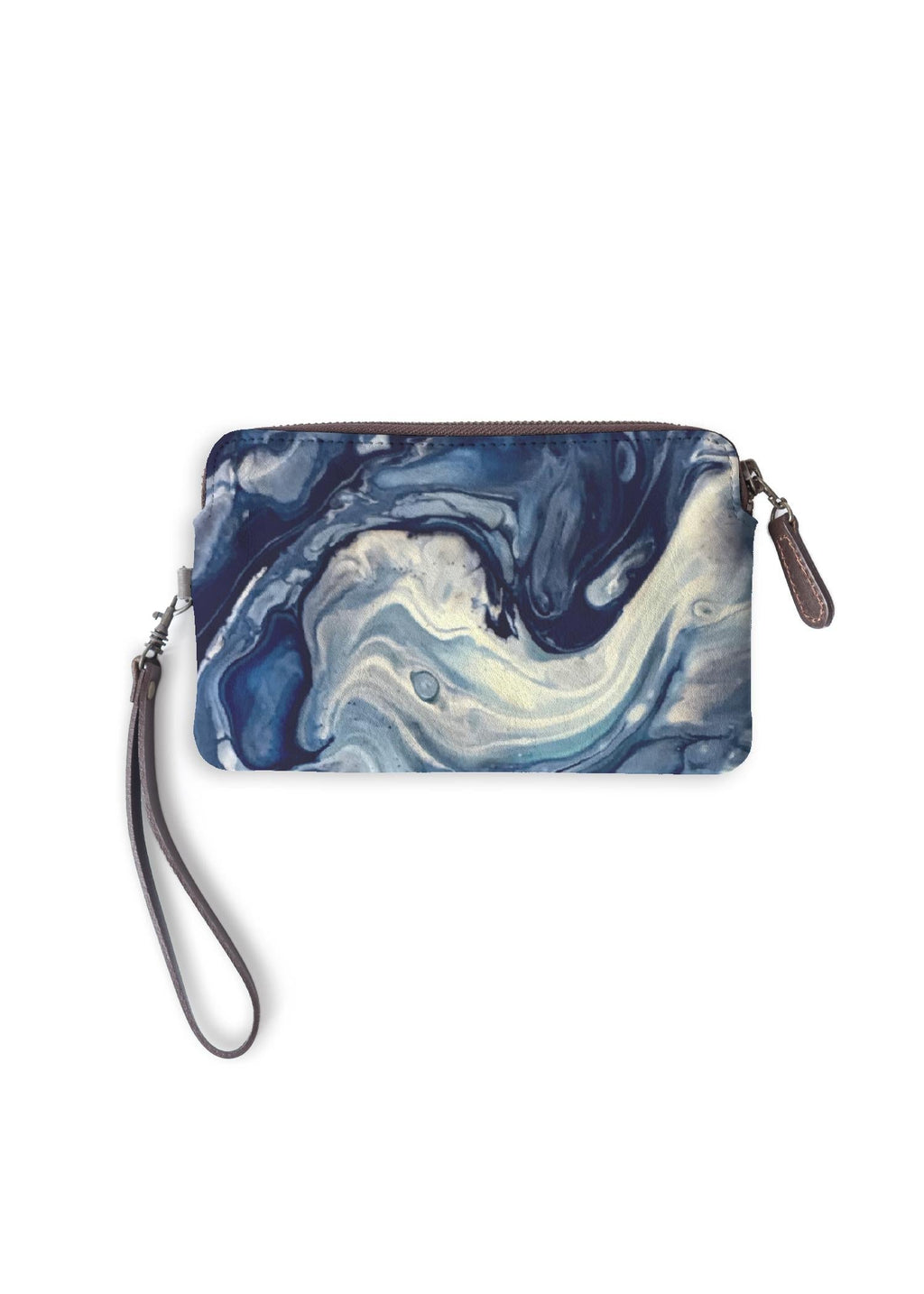 Z.B - Navy marble clutch