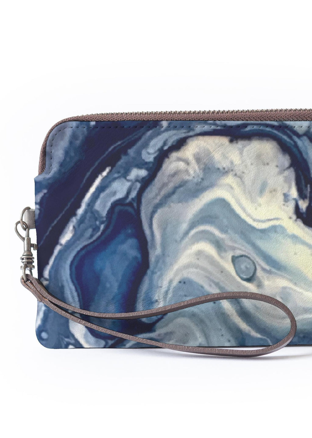 Z.B - Navy marble clutch