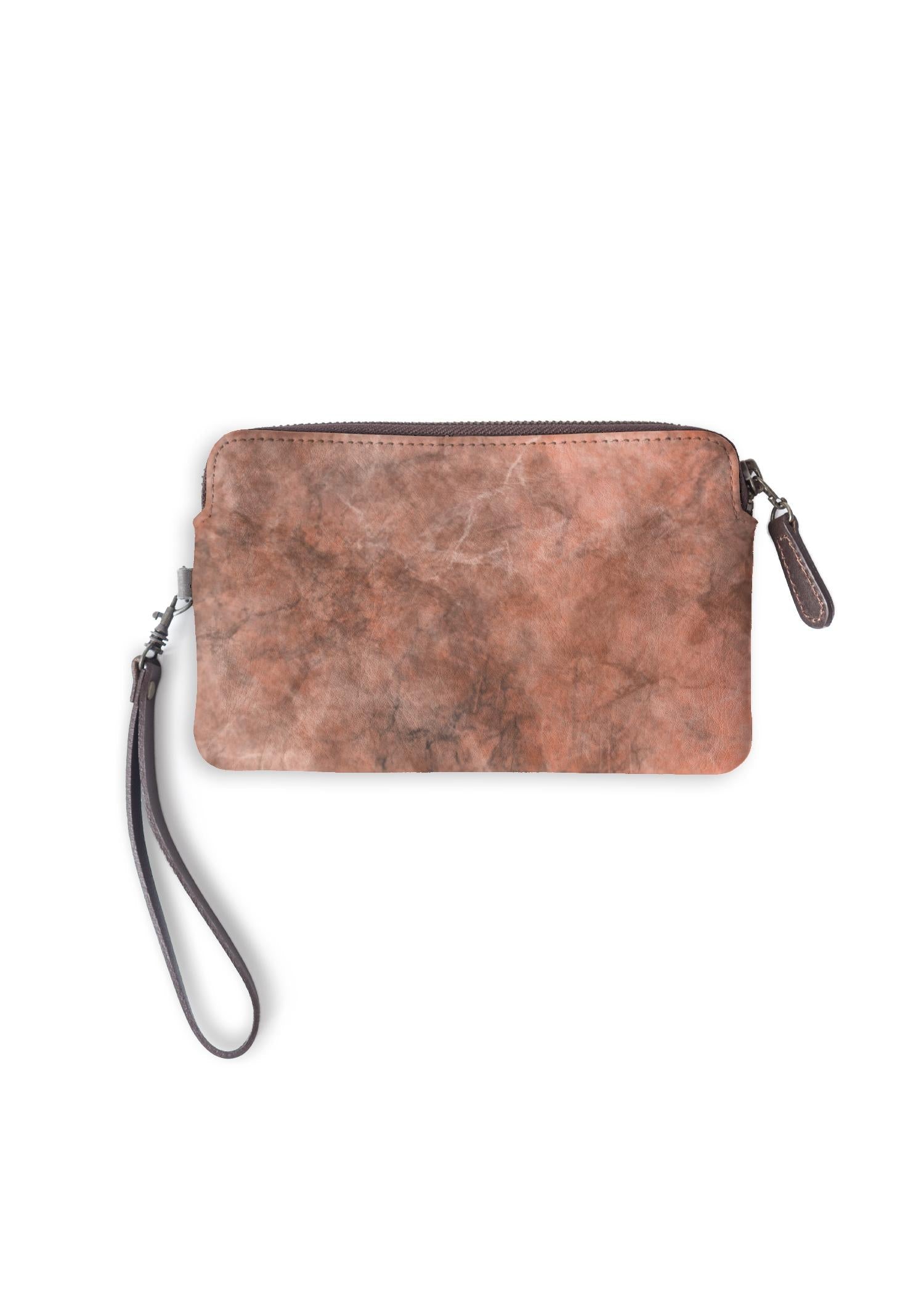 Z.B - Peach Marble Clutch