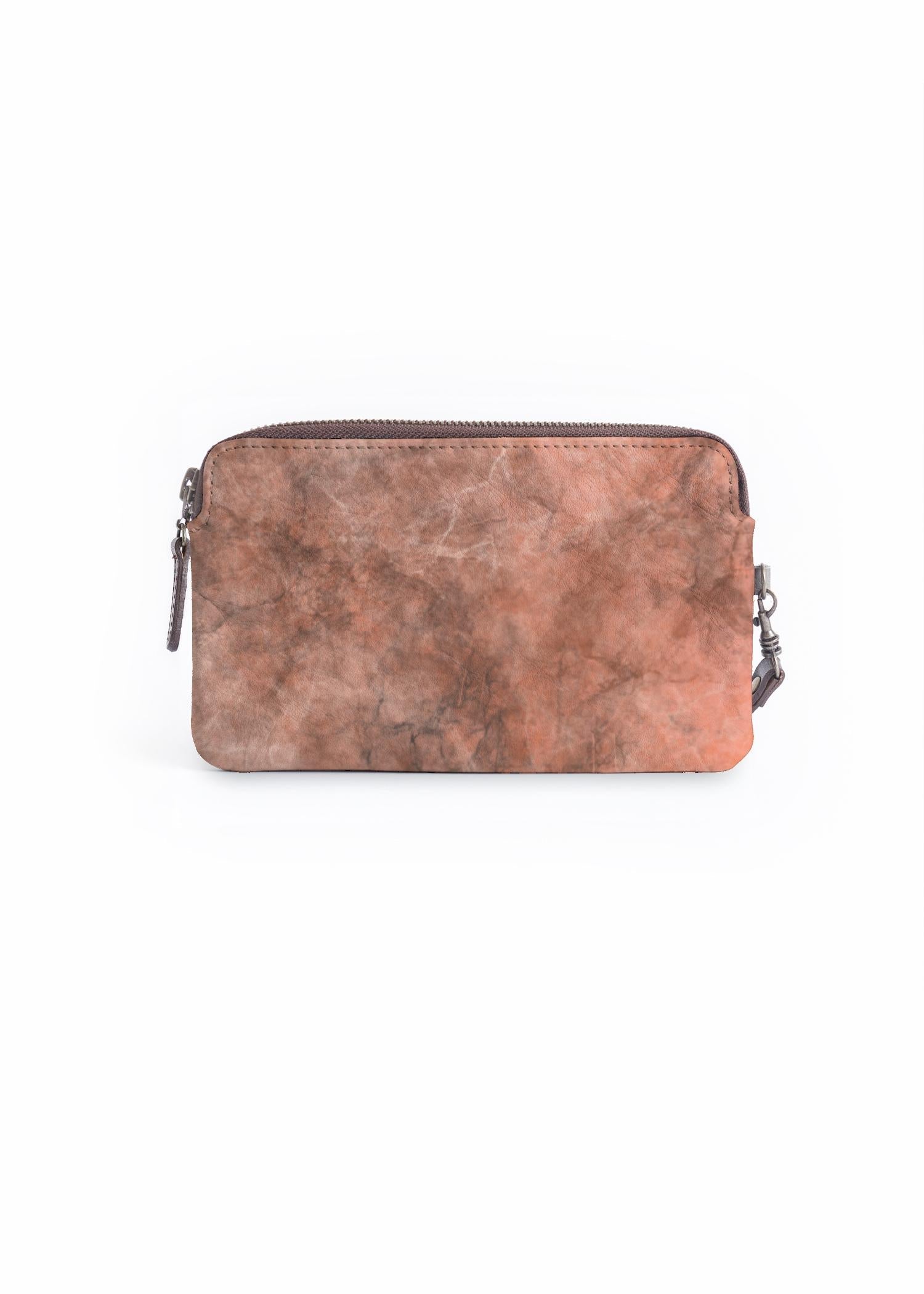 Z.B - Peach Marble Clutch