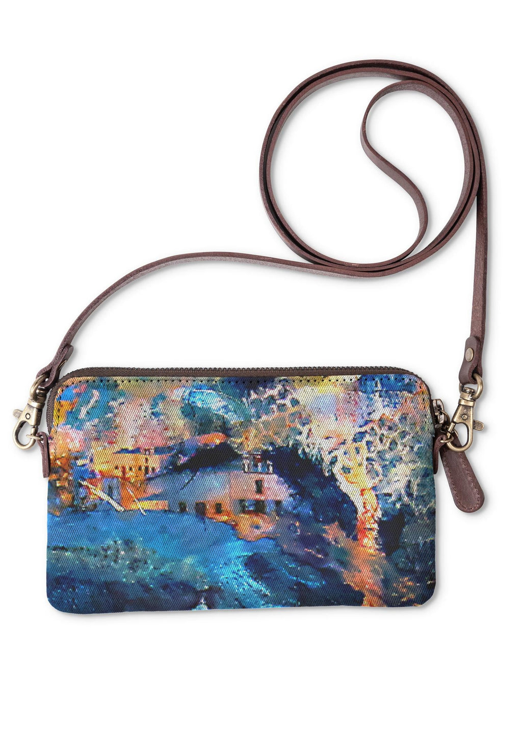 Z.B - Santorini Collage Clutch