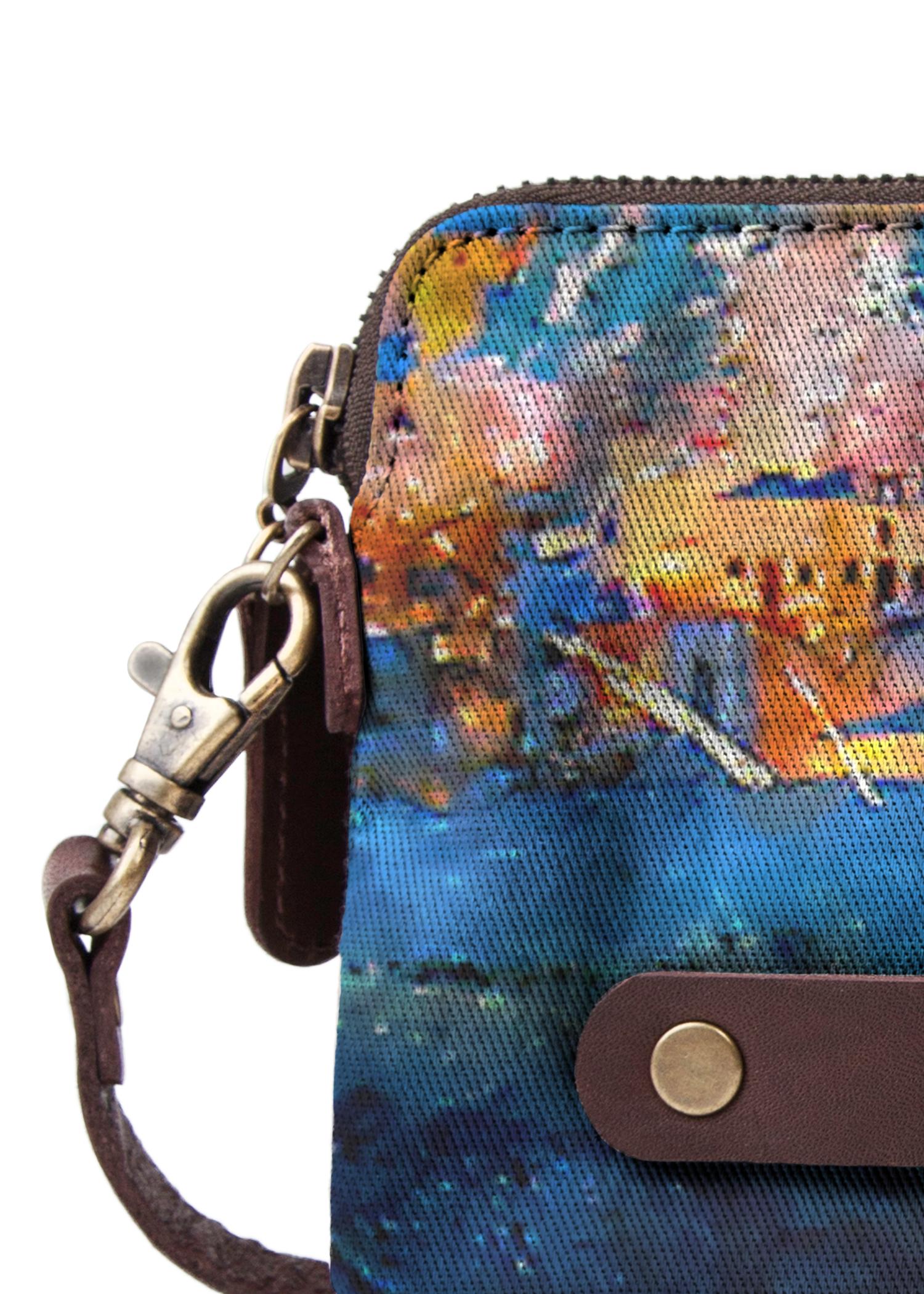 Z.B - Santorini Collage Clutch