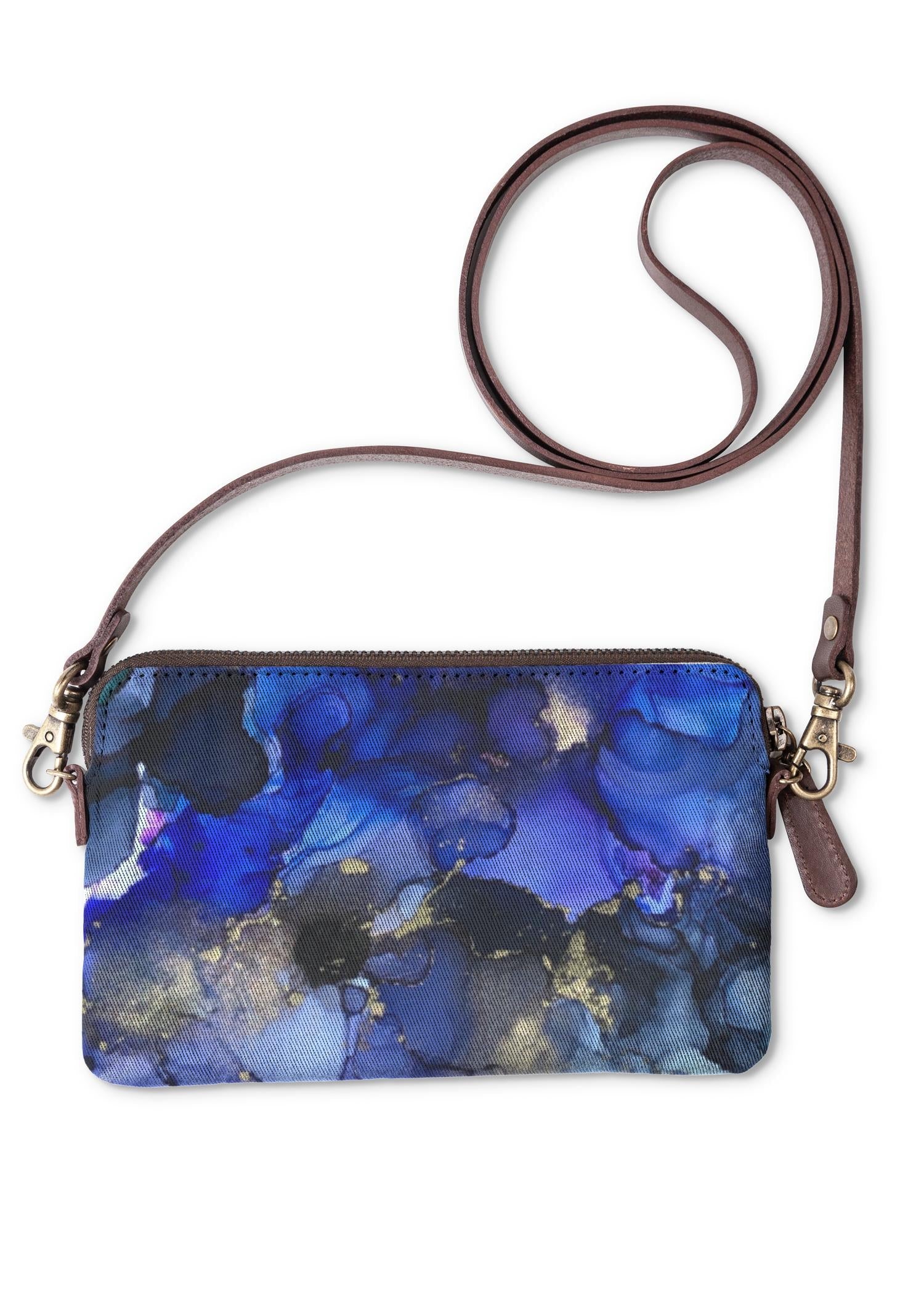 Z.B - Blue Deep Alcohol Ink Art
