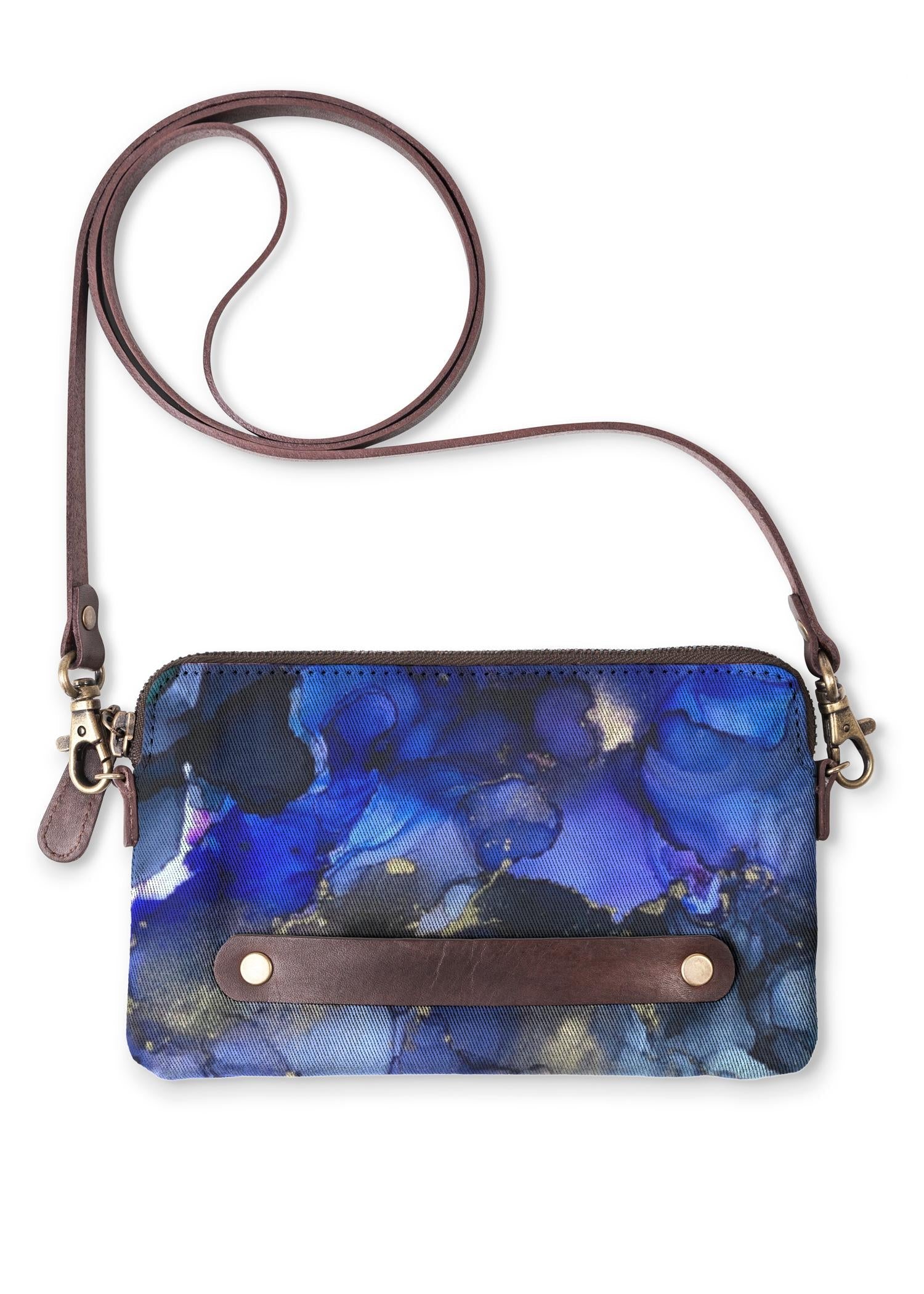 Z.B - Blue Deep Alcohol Ink Art