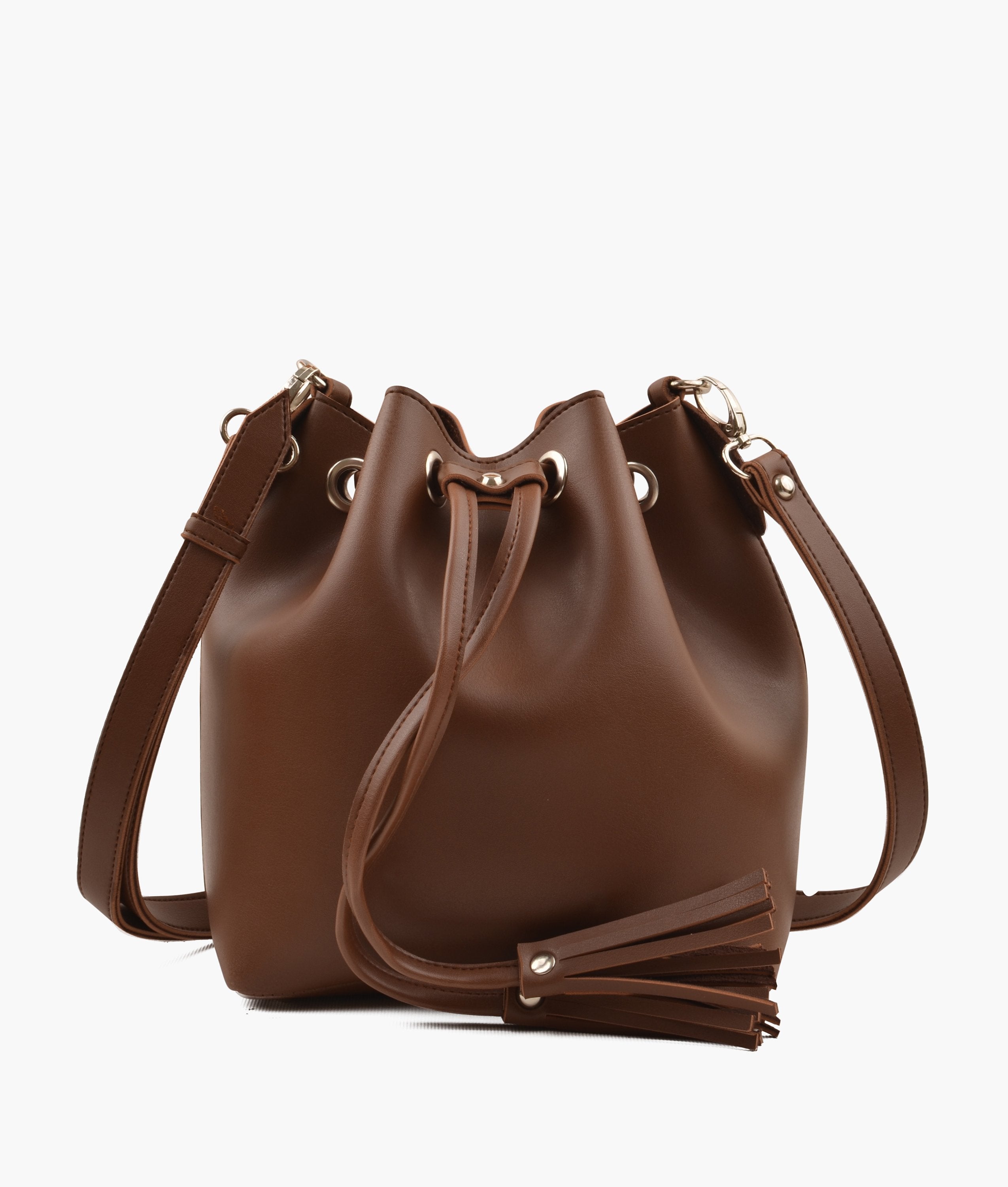 Z.B - Horse brown bucket bag