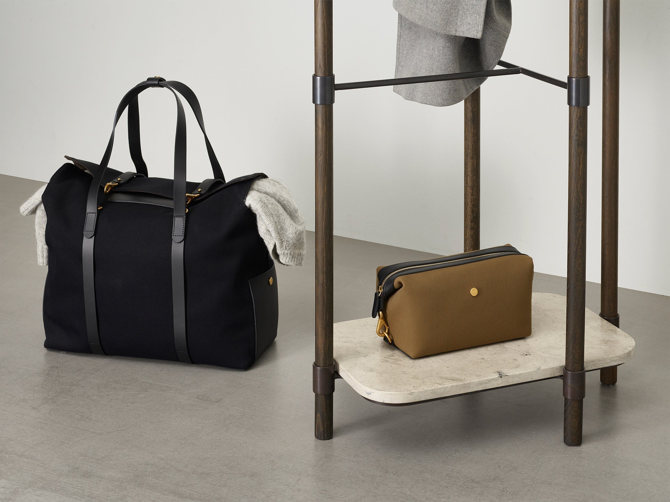Z.B - Mega Tote - Grand Herringbone/Cuoio