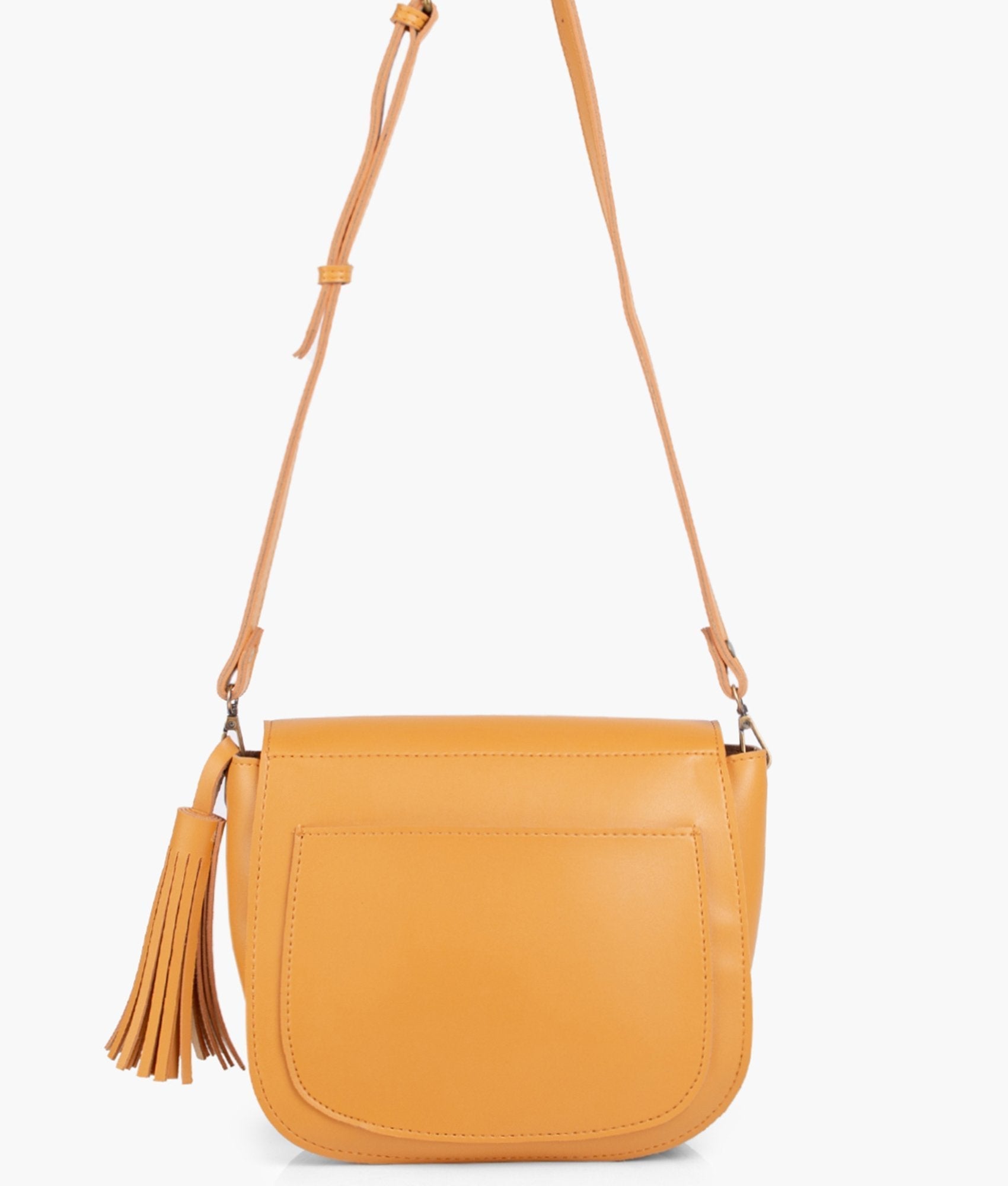 Z.B - Mustard foldover saddle bag