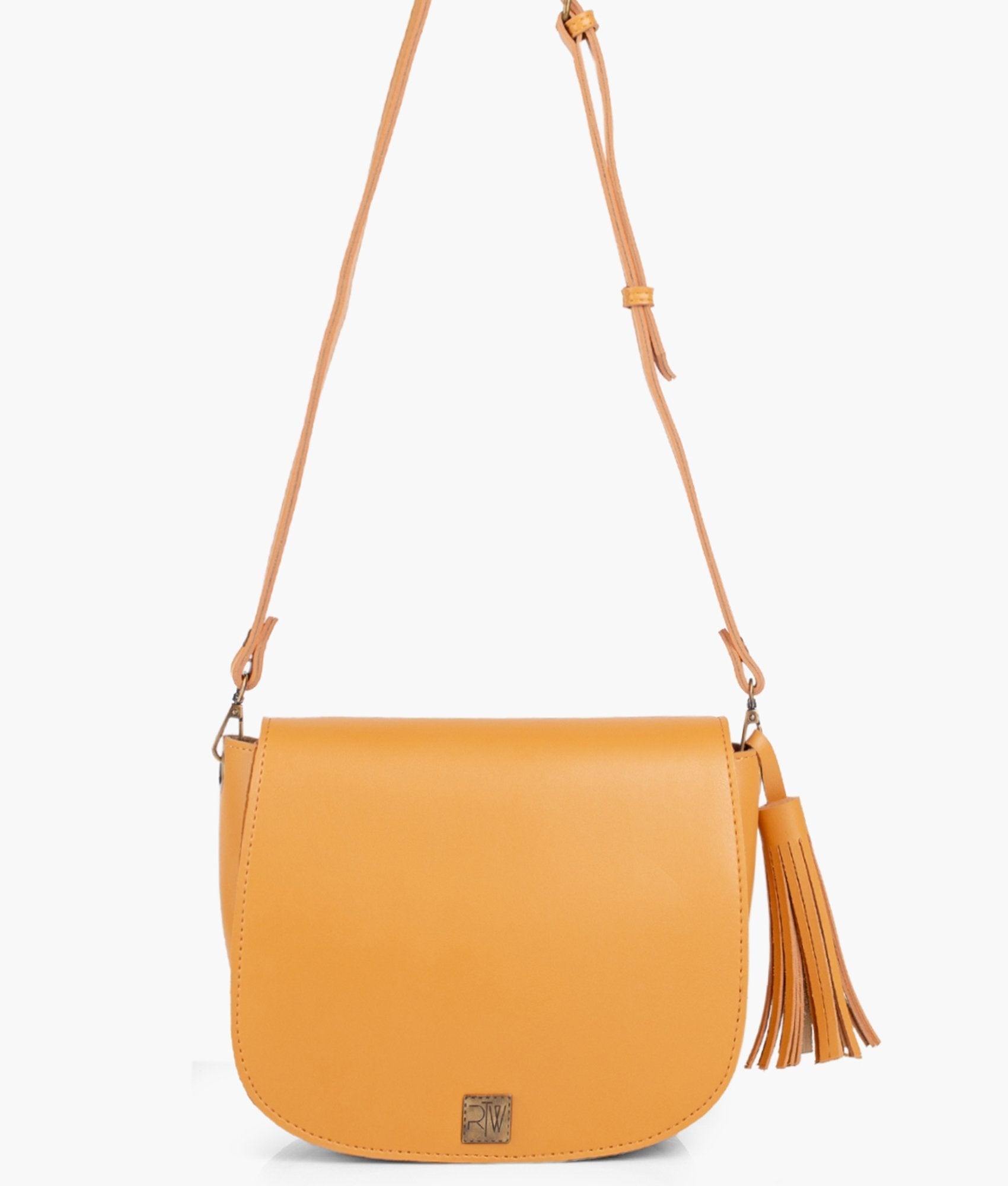 Z.B - Mustard foldover saddle bag