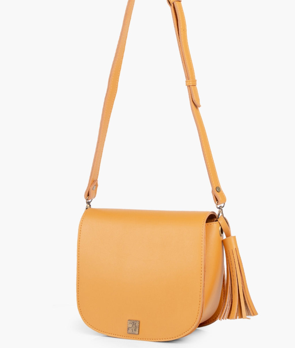 Z.B - Mustard foldover saddle bag
