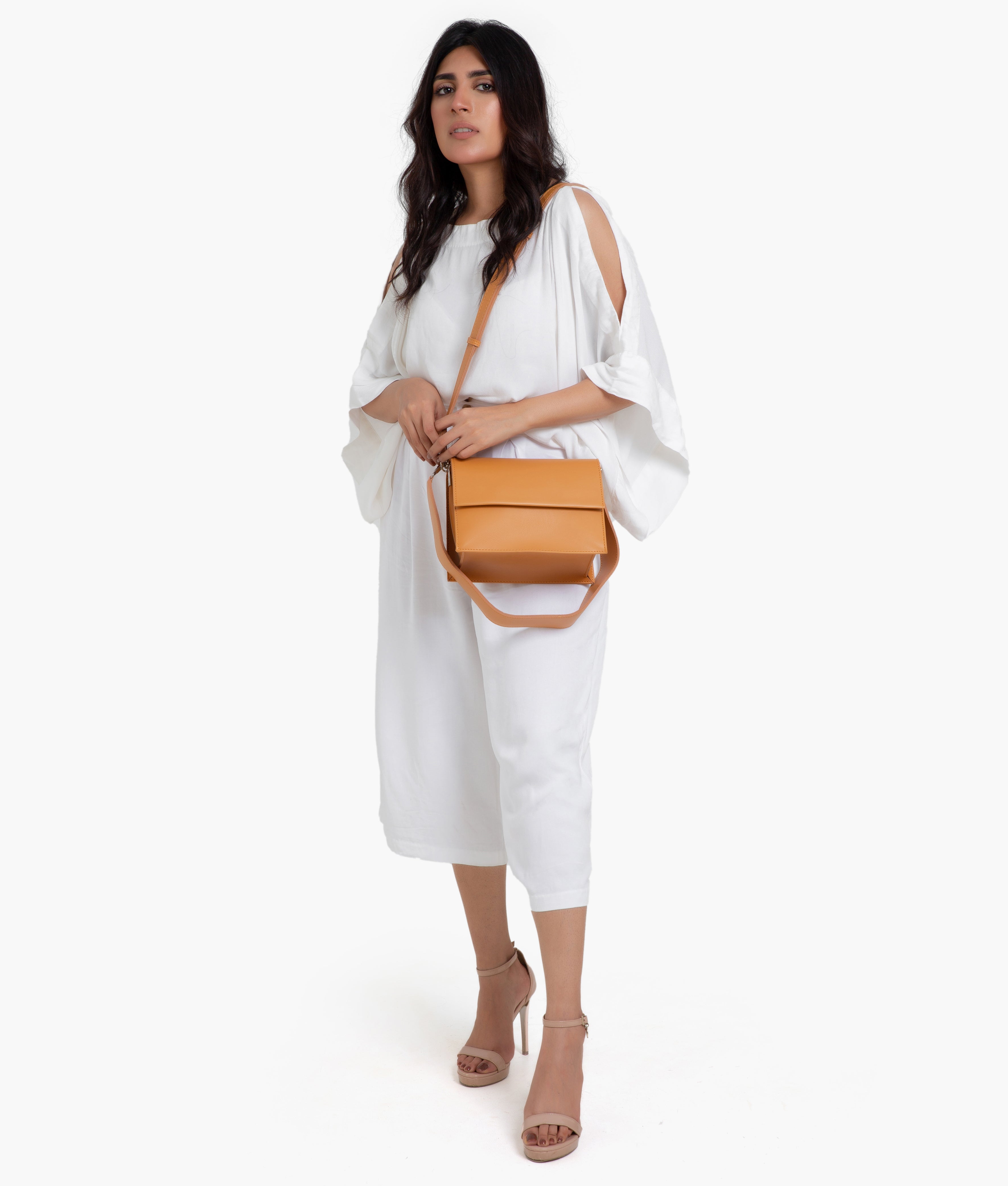 Z.B - Mustard mini cross-body bag