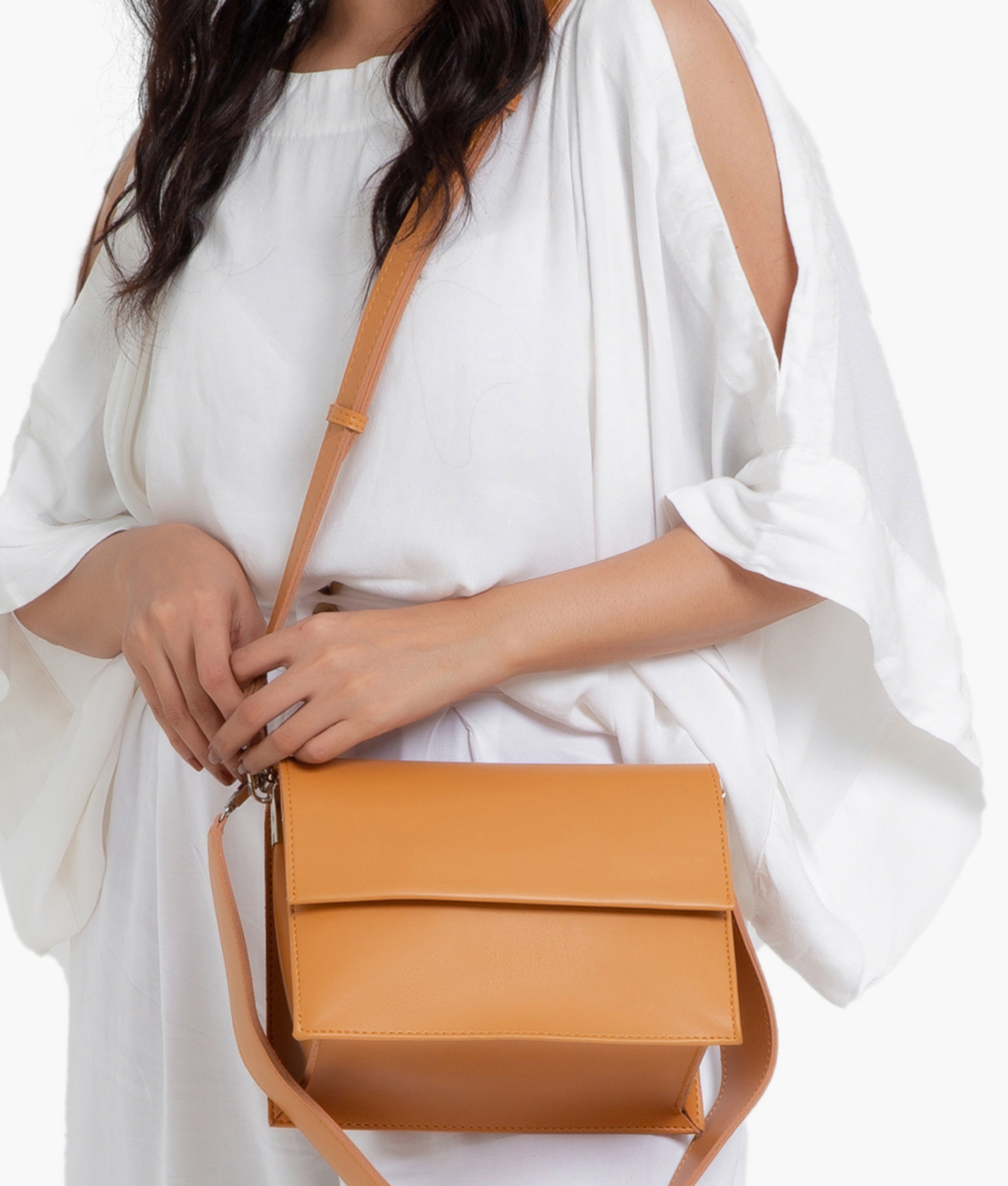 Z.B - Mustard mini cross-body bag