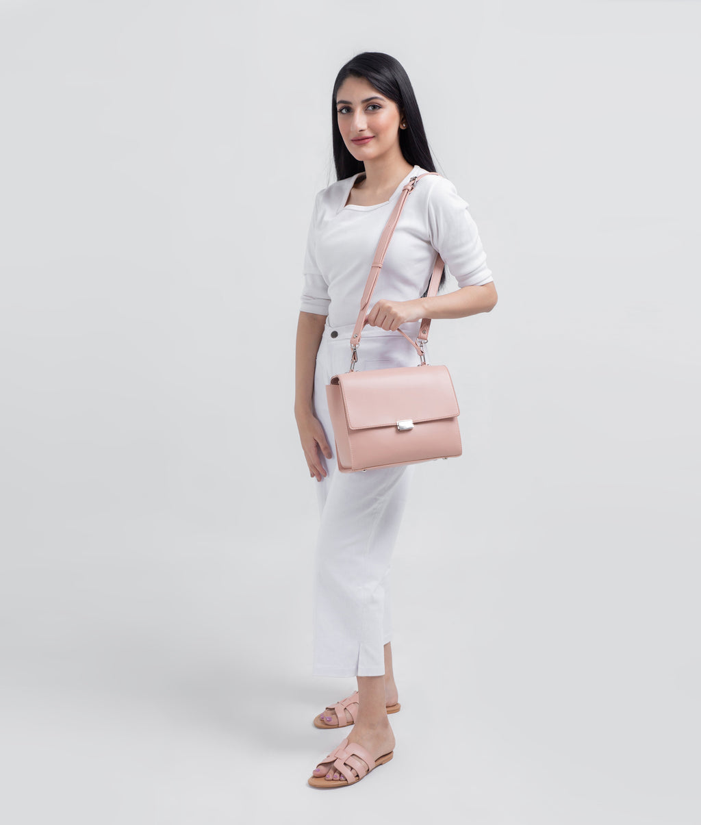 Z.B - Peach mini messenger bag