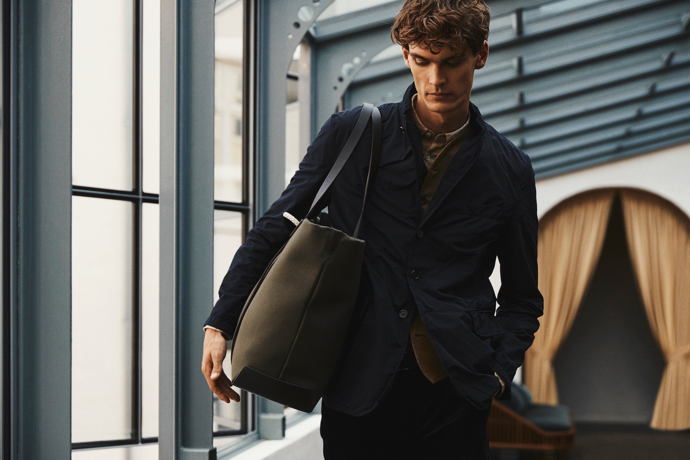 Z.B - Seaside - Palm Jacquard/Cuoio