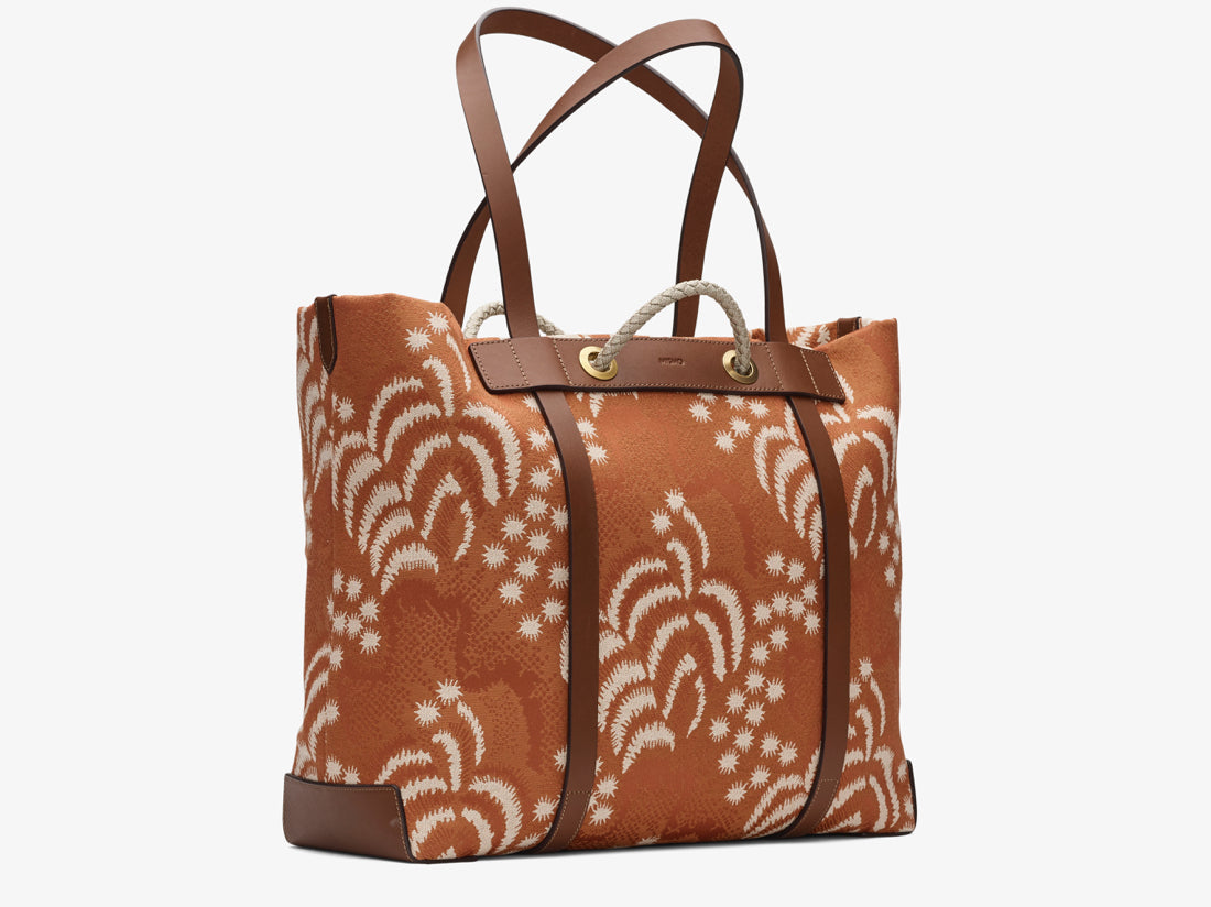 Z.B - Seaside - Palm Jacquard/Cuoio