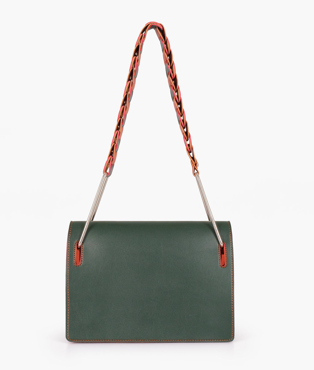 Z.B - Army green loop strap shoulder bag