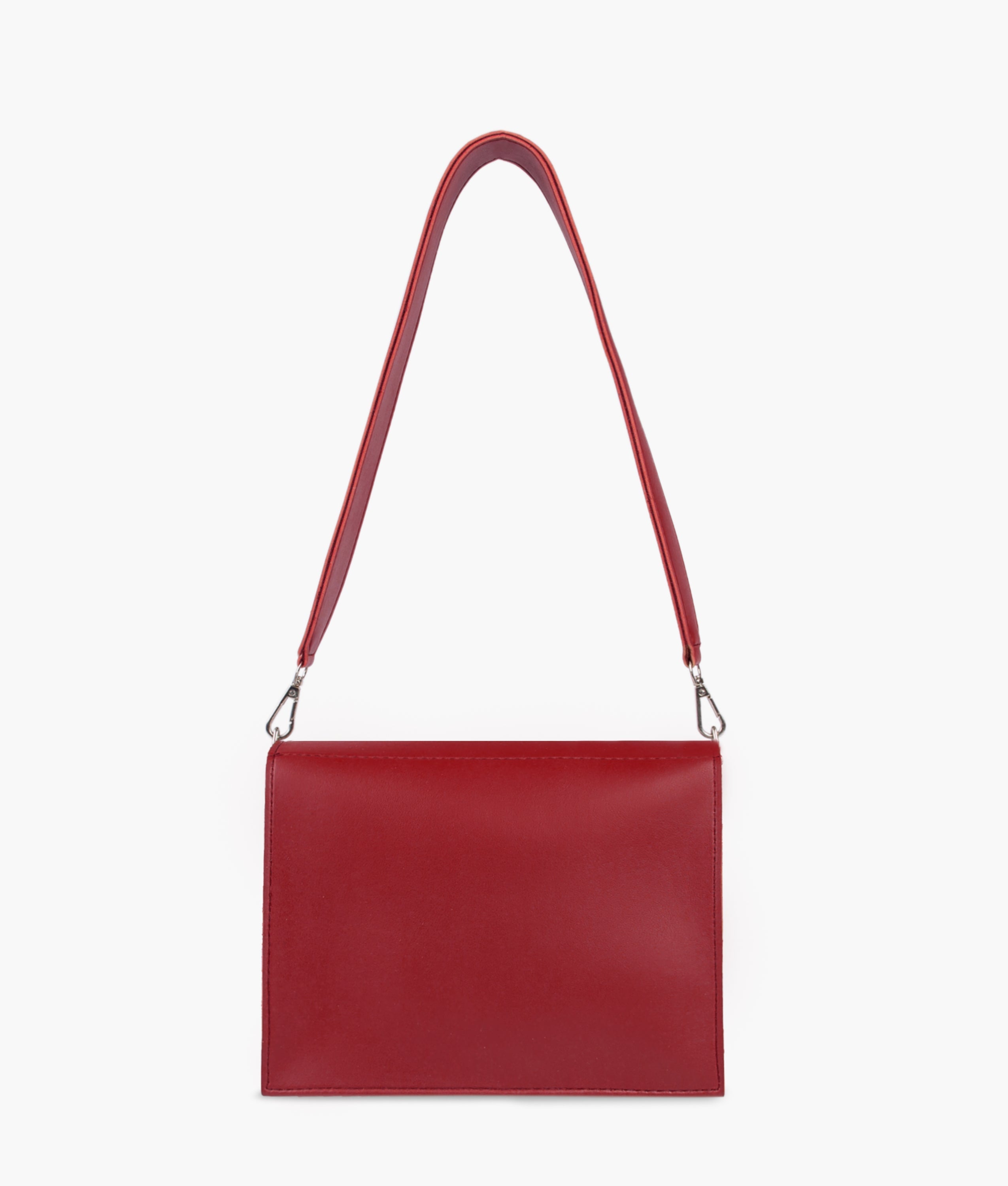 Z.B - Maroon mini cross-body bag