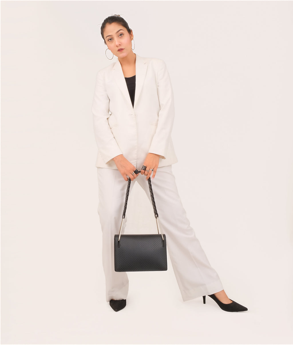 Z.B - Black loop strap shoulder bag