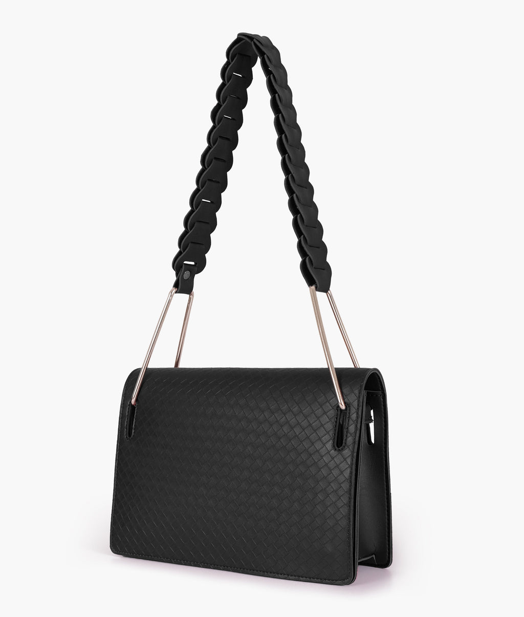 Z.B - Black loop strap shoulder bag