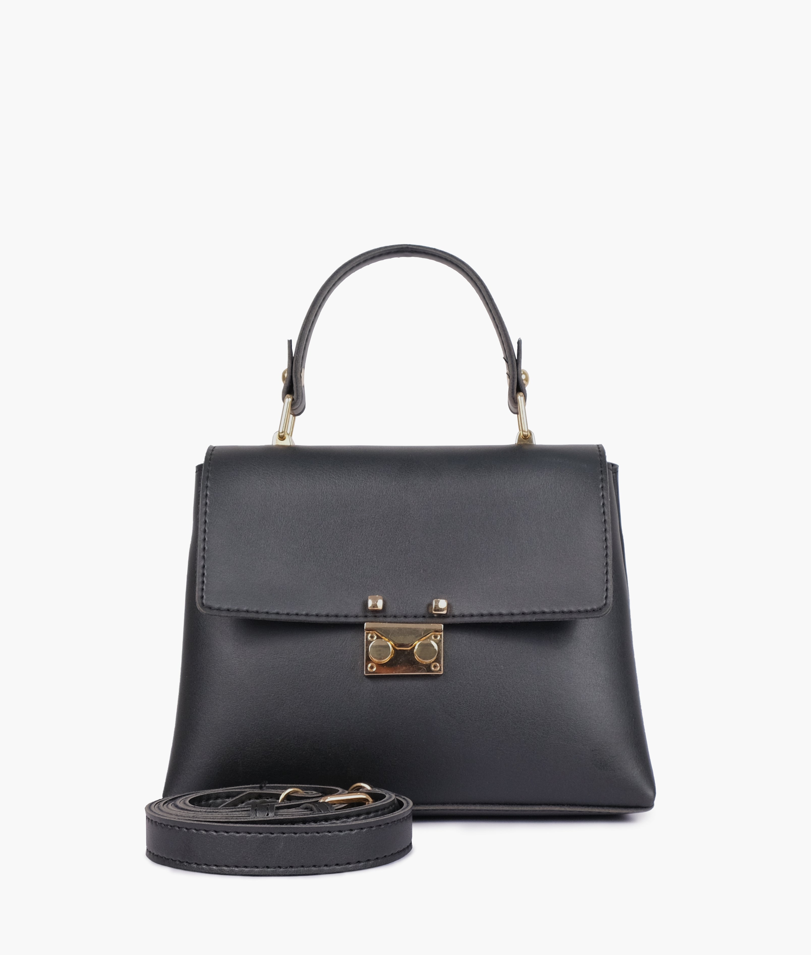 Z.B - Black mini top-handle bag