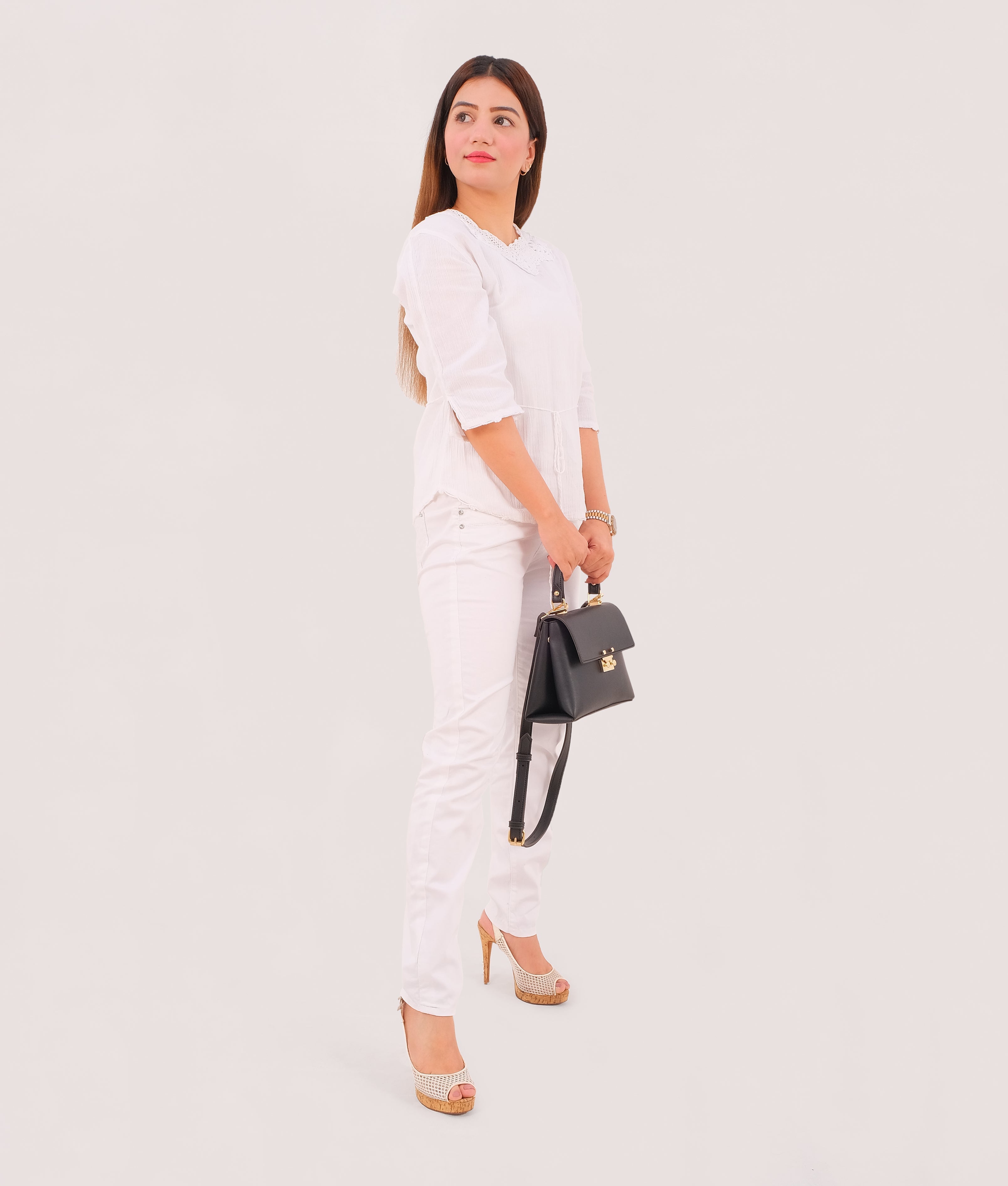 Z.B - Black mini top-handle bag
