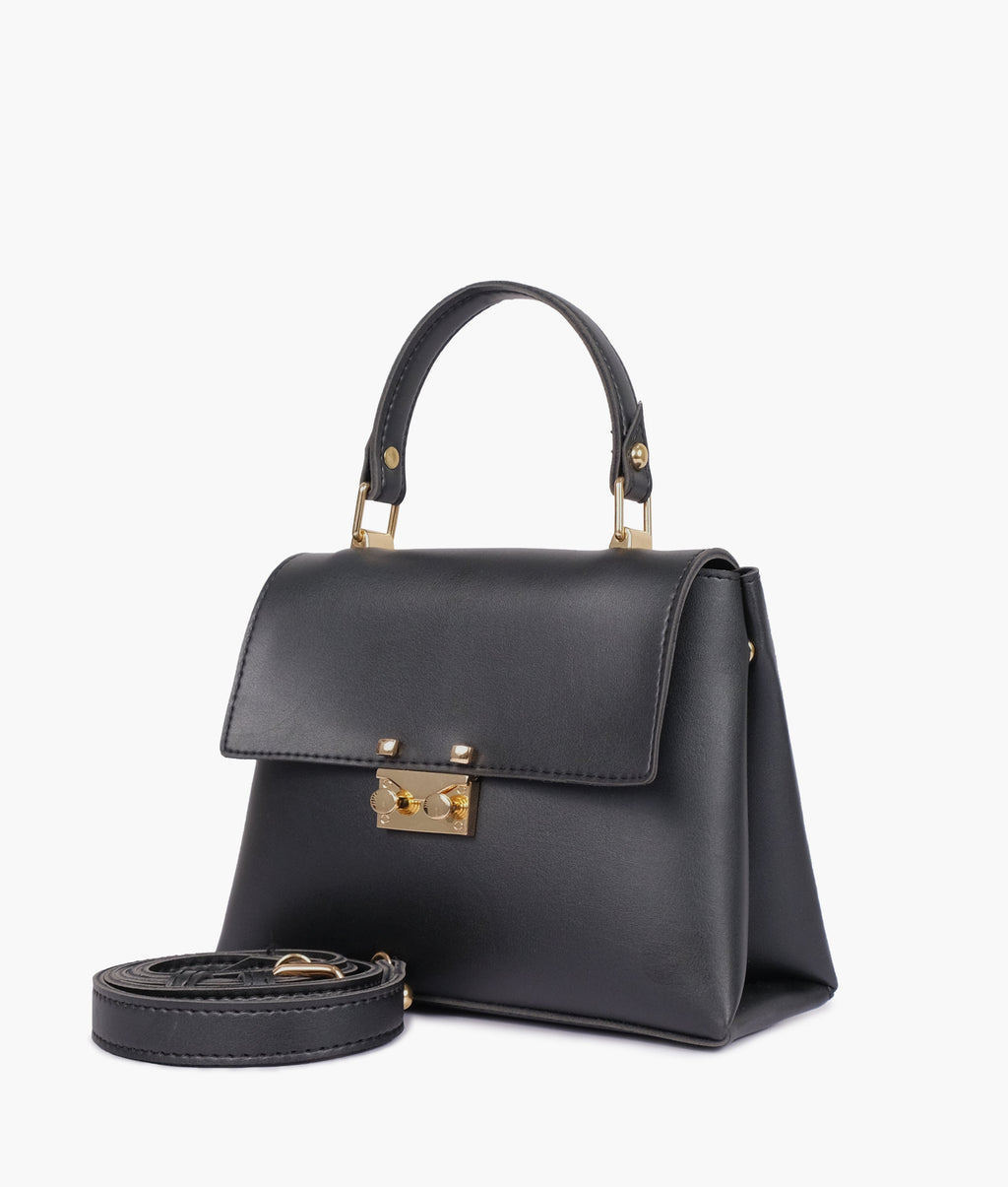 Z.B - Black mini top-handle bag