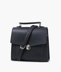 Z.B - Black push-lock messenger bag