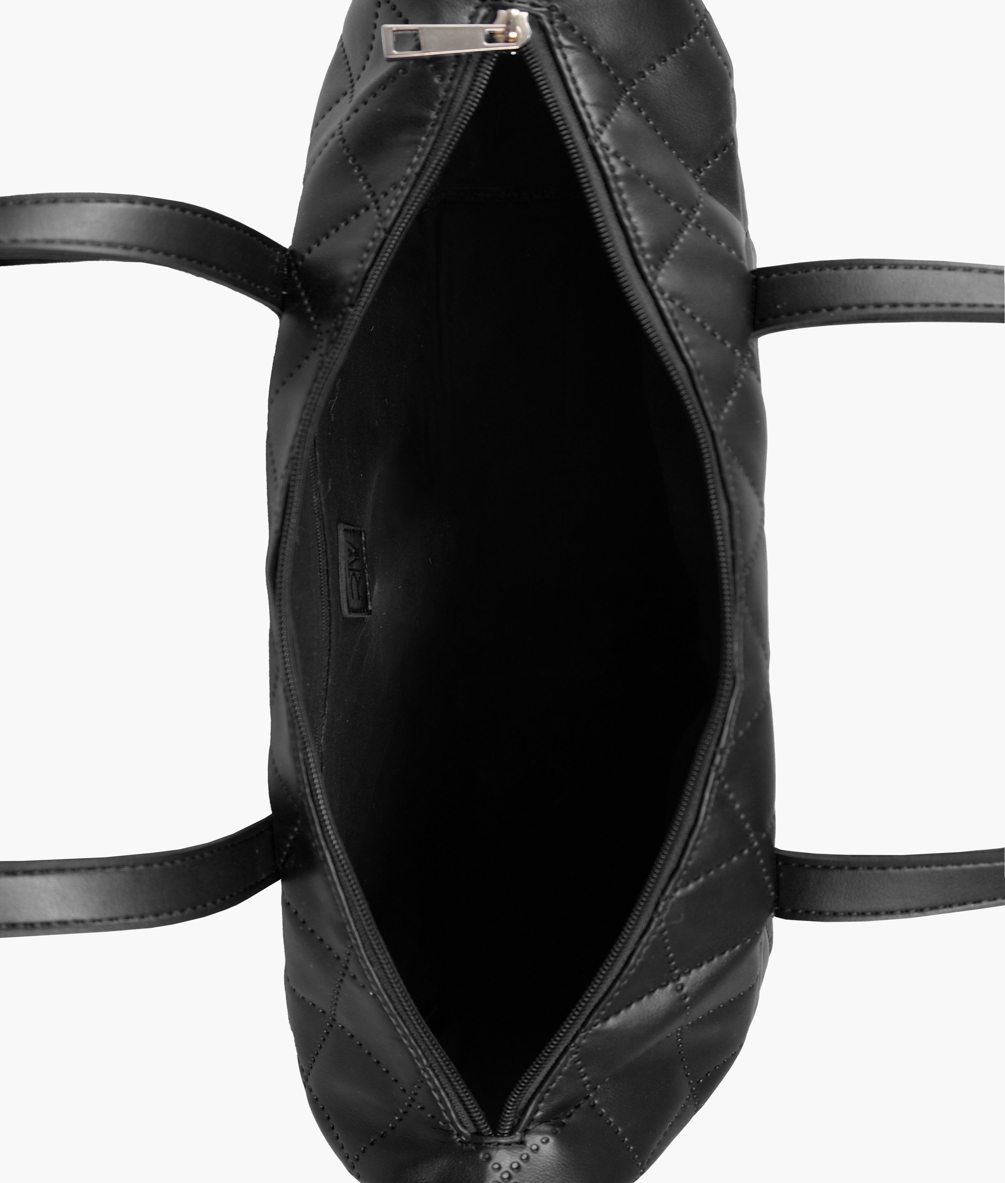 Z.B - Black quilted carryall tote bag