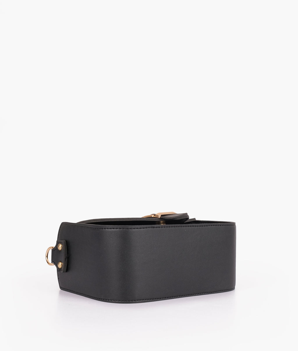Z.B - Black saddle buckle bag