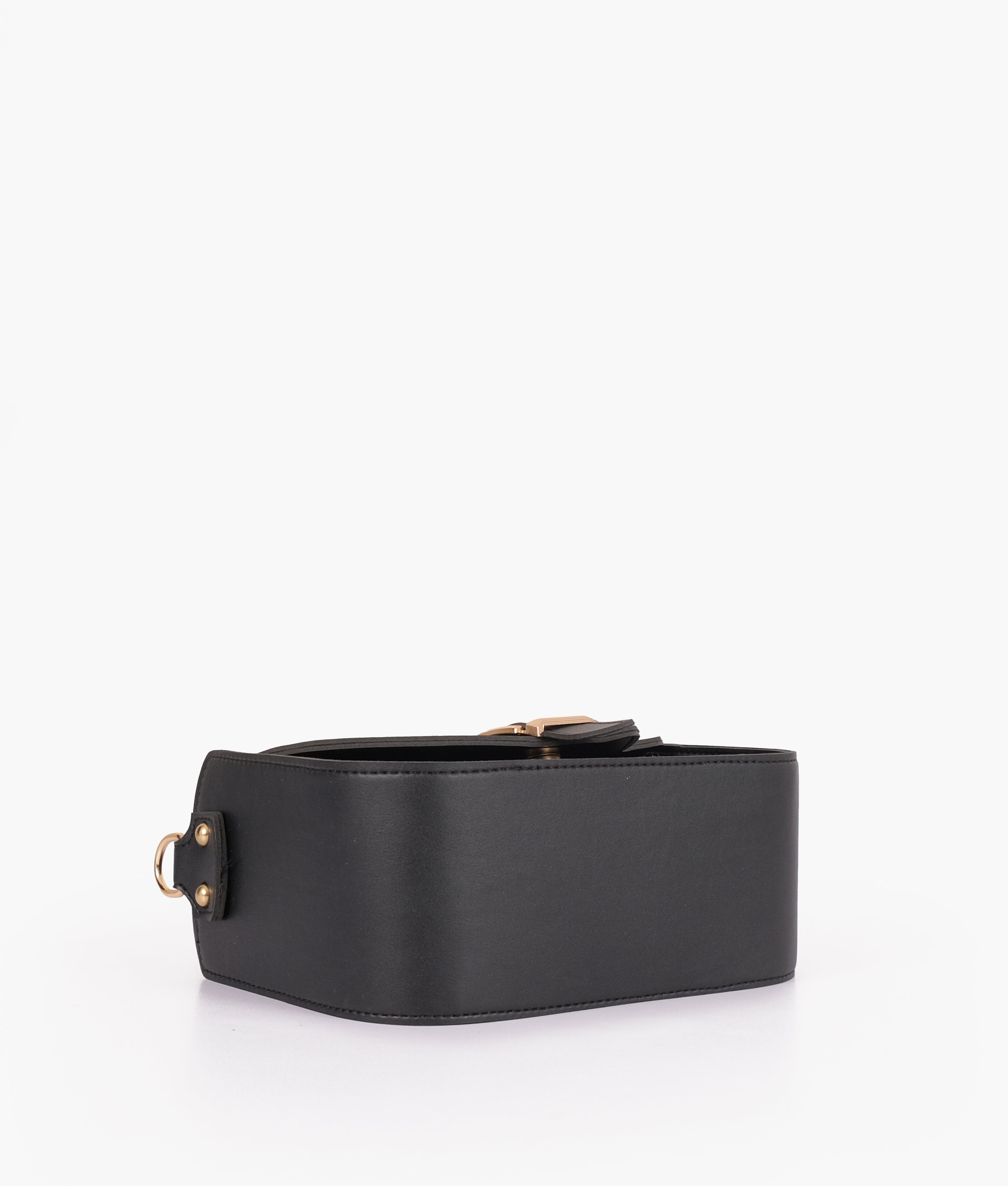 Z.B - Black saddle buckle bag