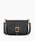 Z.B - Black saddle buckle bag