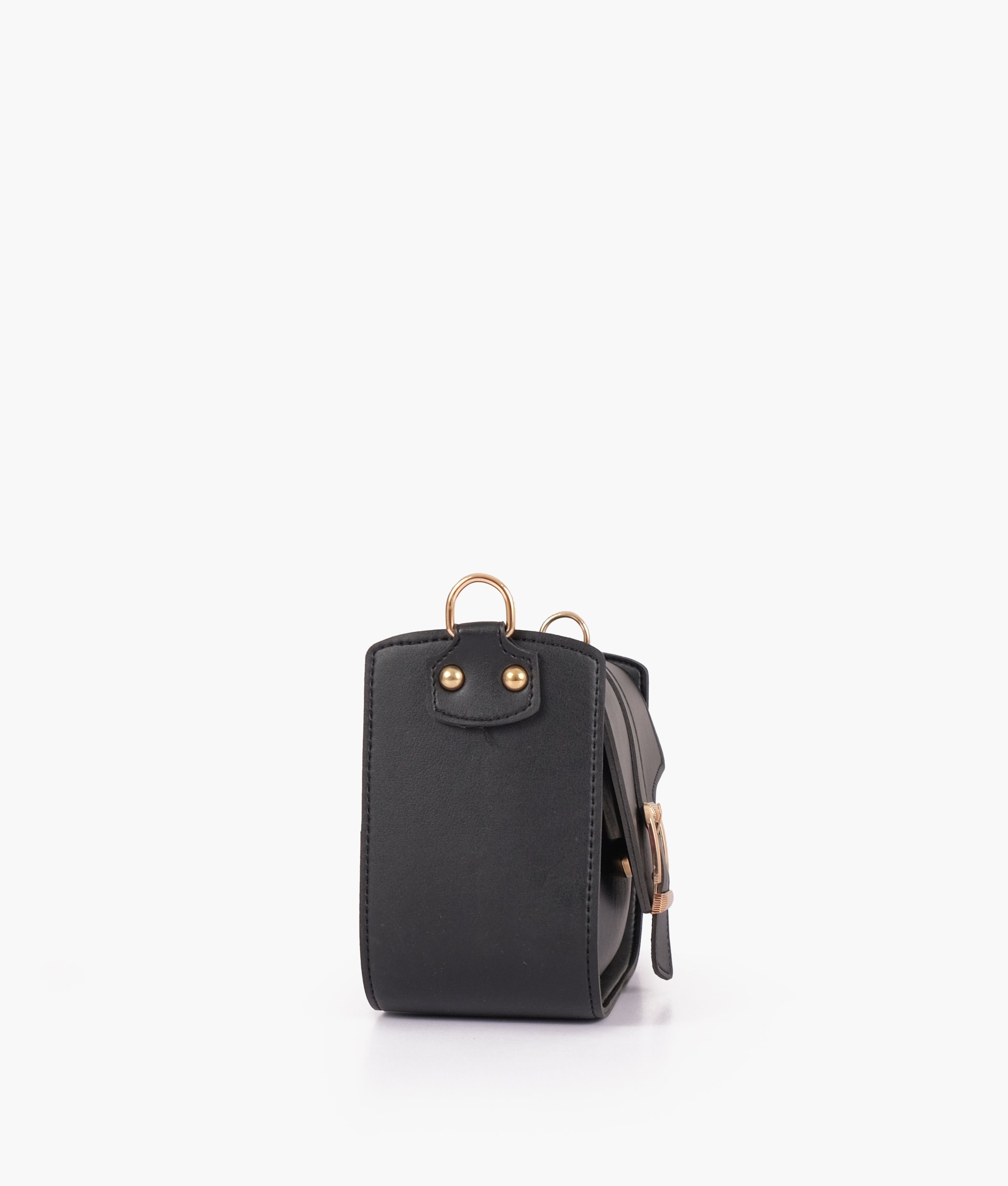 Z.B - Black saddle buckle bag