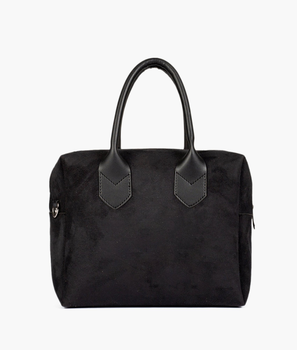 Z.B - Black suede mini bowling bag