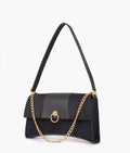 Z.B - Black suede buckle envelope bag