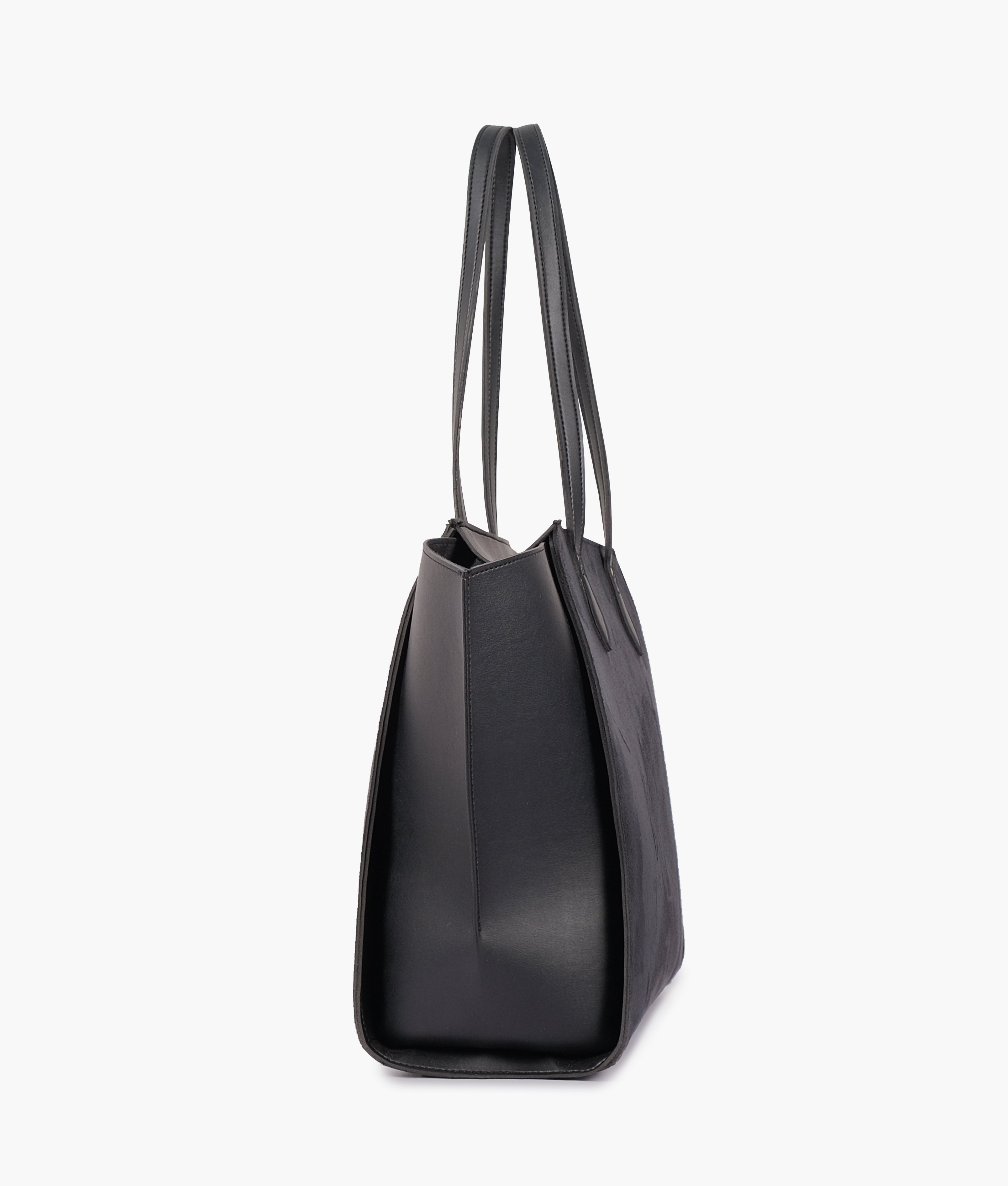 Z.B - Black suede classic tote bag