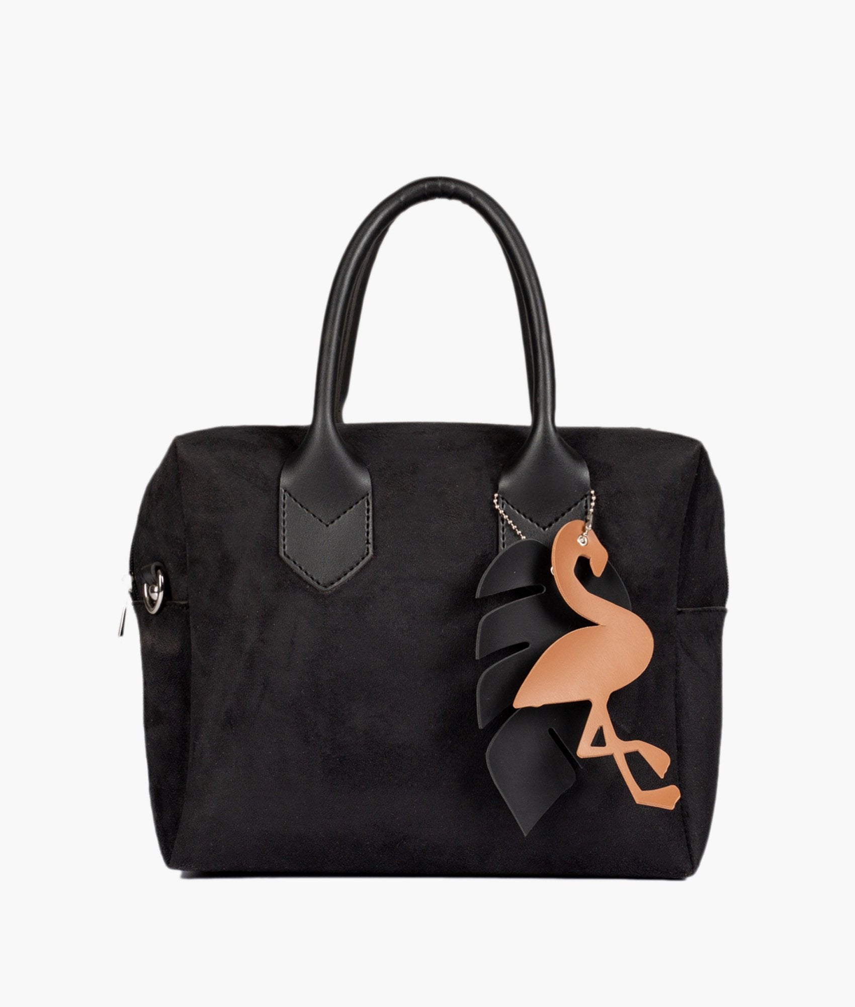 Z.B - Black suede mini bowling bag