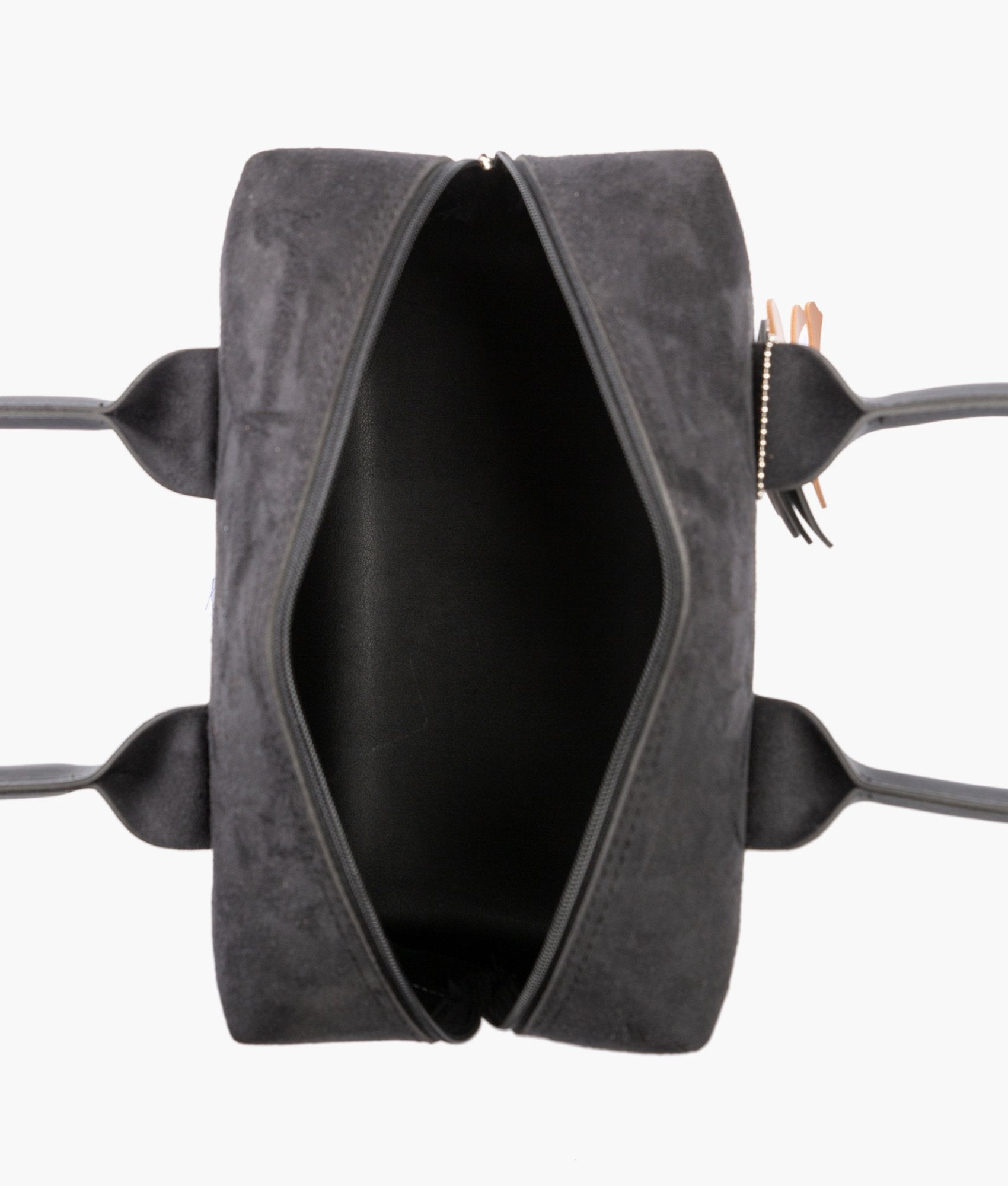 Z.B - Black suede mini bowling bag