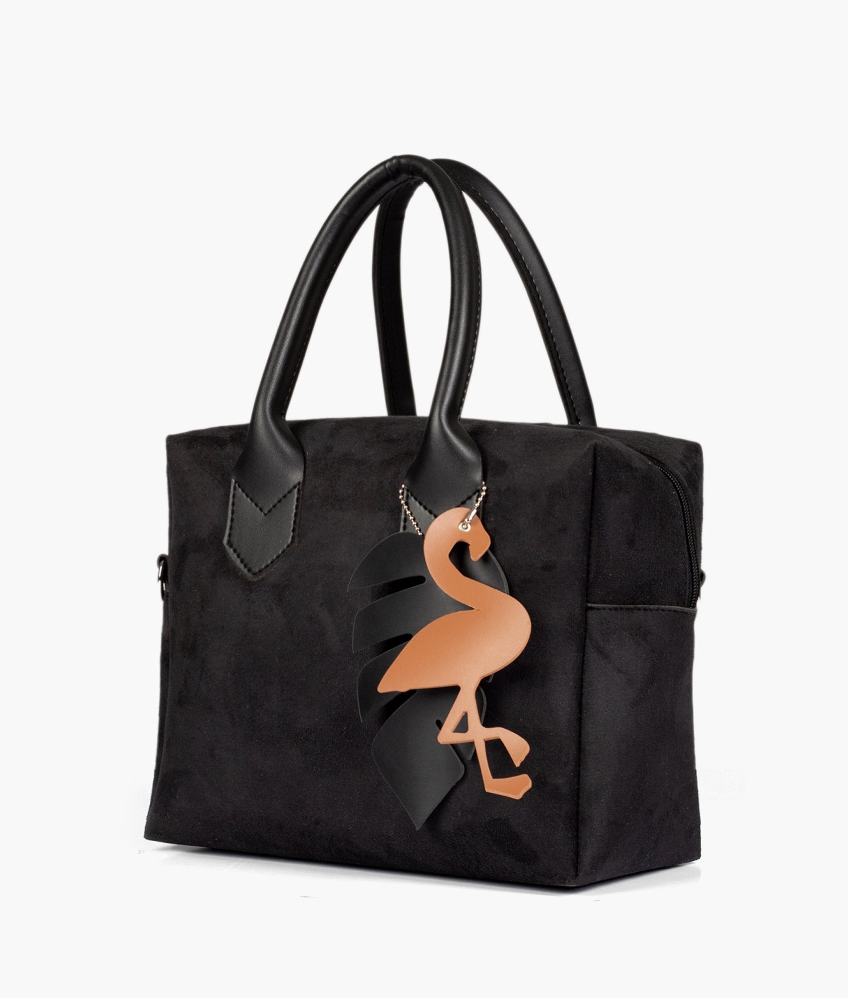 Z.B - Black suede mini bowling bag