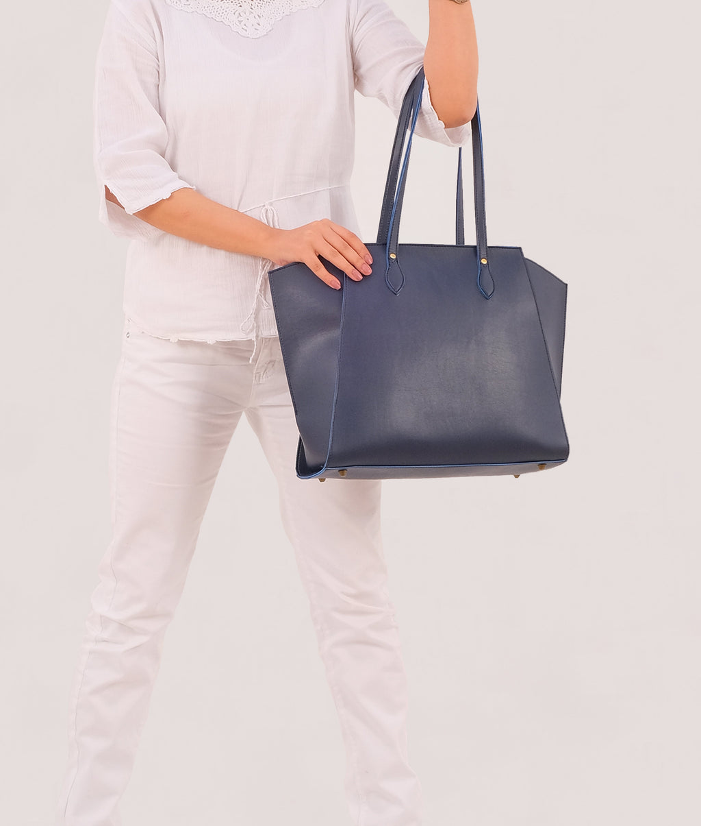 Z.B - Blue classic tote bag