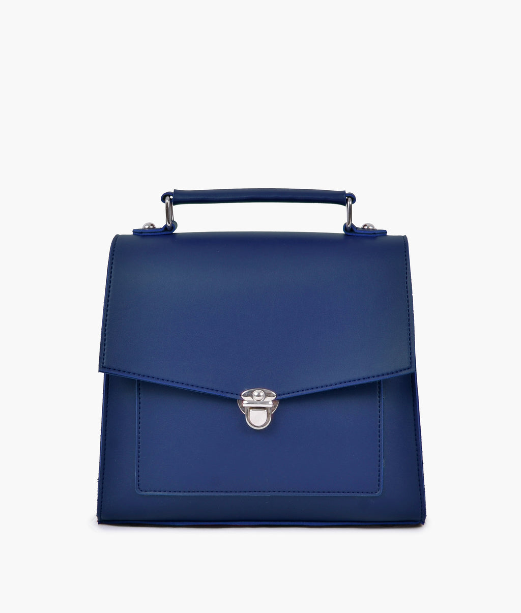 Z.B - Blue push-lock messenger bag