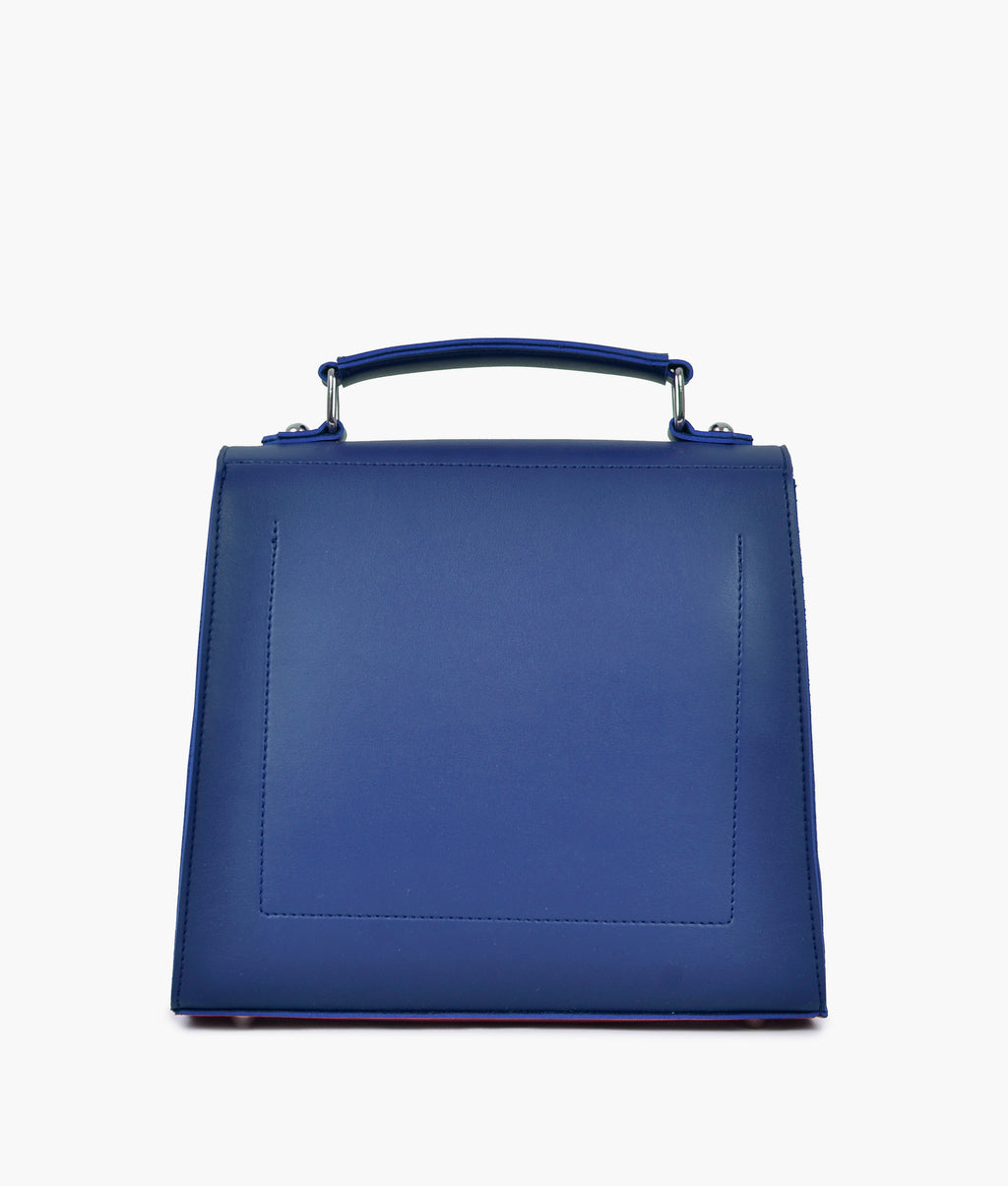 Z.B - Blue push-lock messenger bag