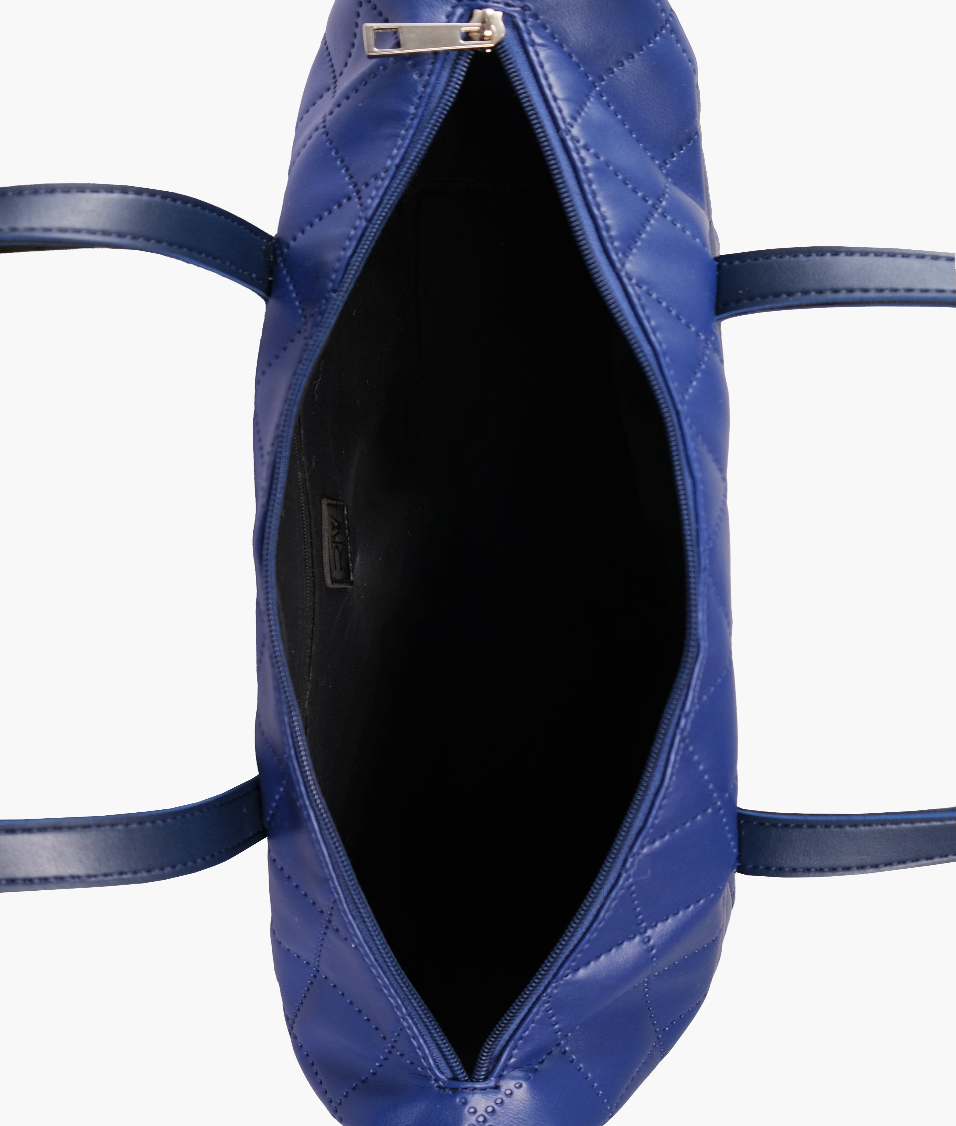 Z.B - Blue quilted carryall tote bag