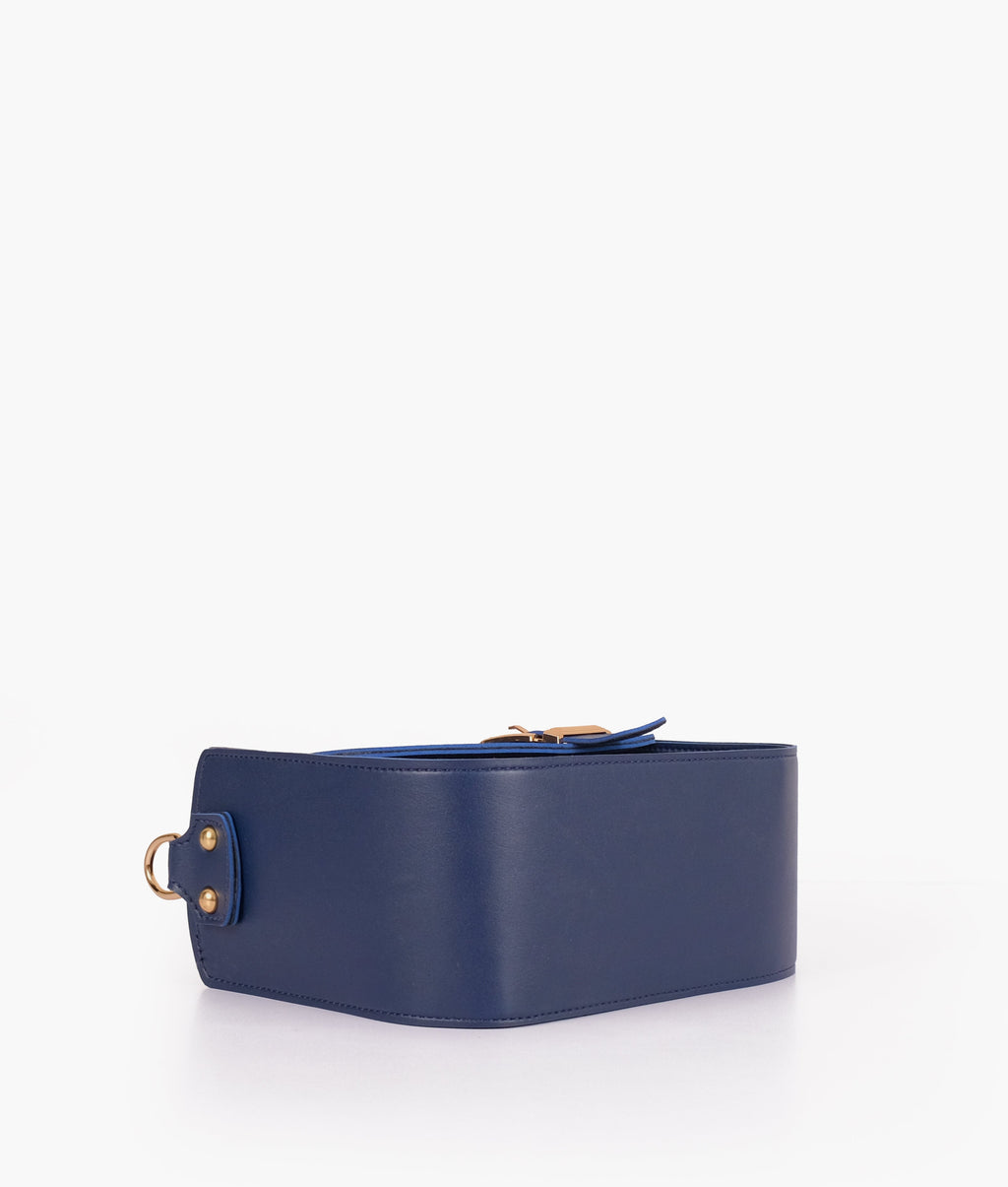 Z.B - Blue saddle buckle bag