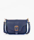 Z.B - Blue saddle buckle bag