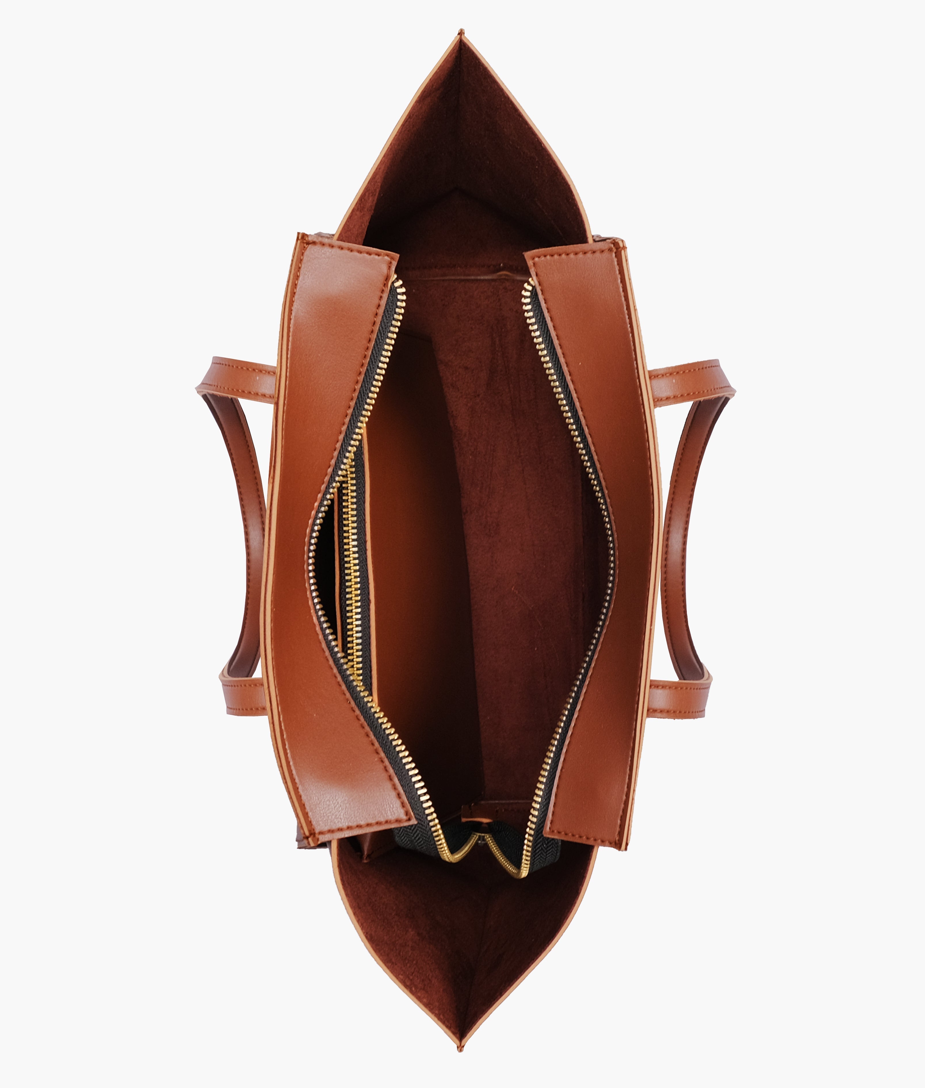 Z.B - Brown classic tote bag
