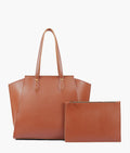 Z.B - Brown classic tote bag