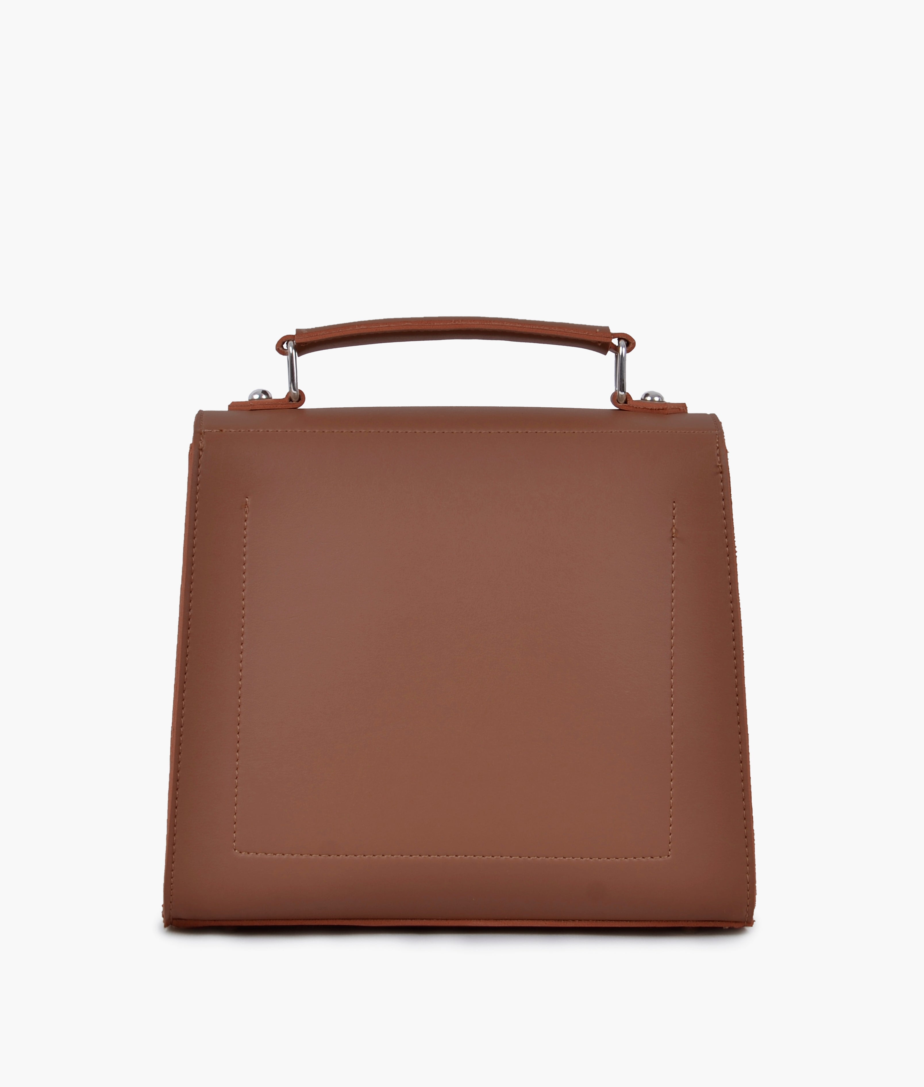 Z.B - Brown push-lock messenger bag