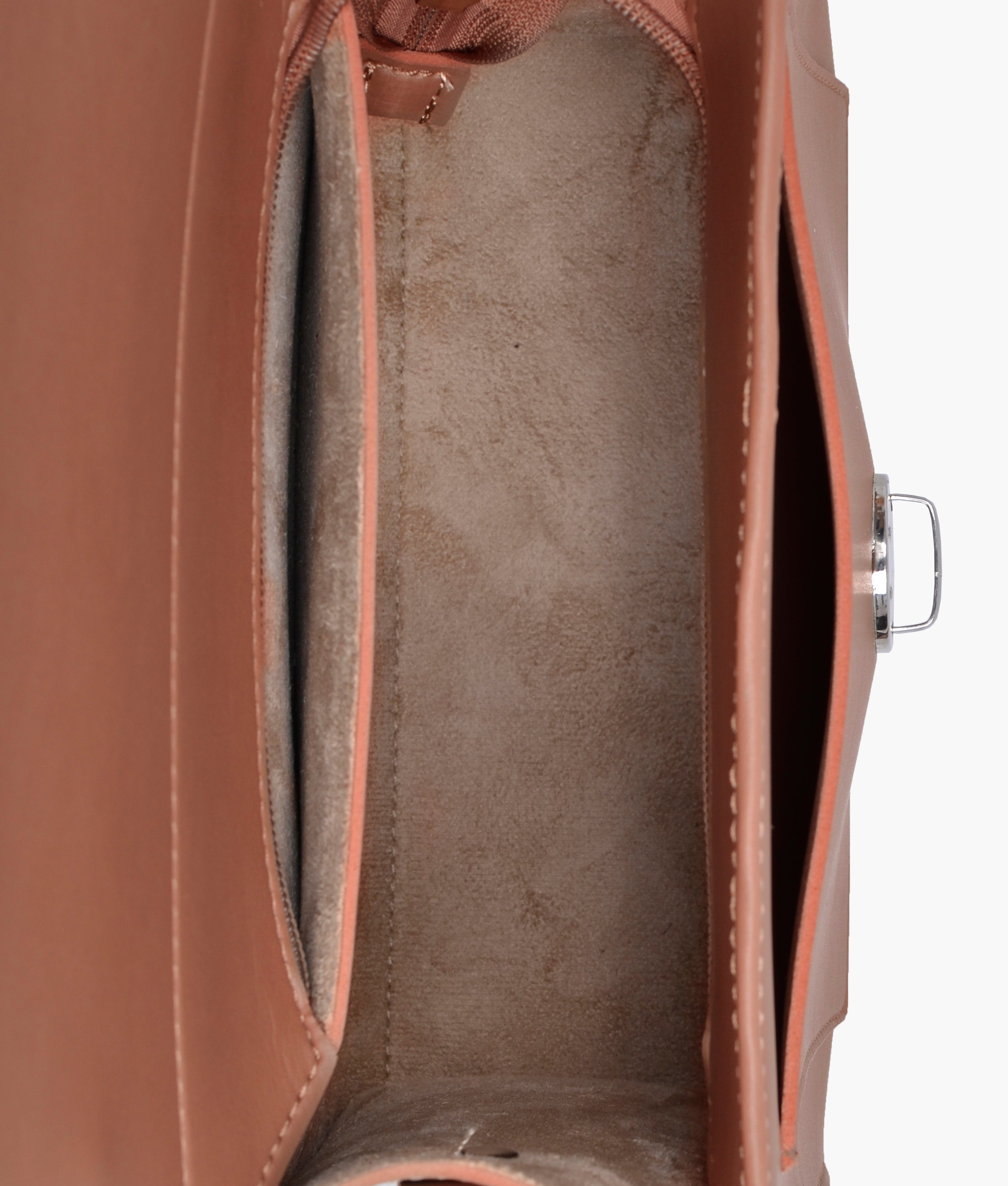 Z.B - Brown push-lock messenger bag