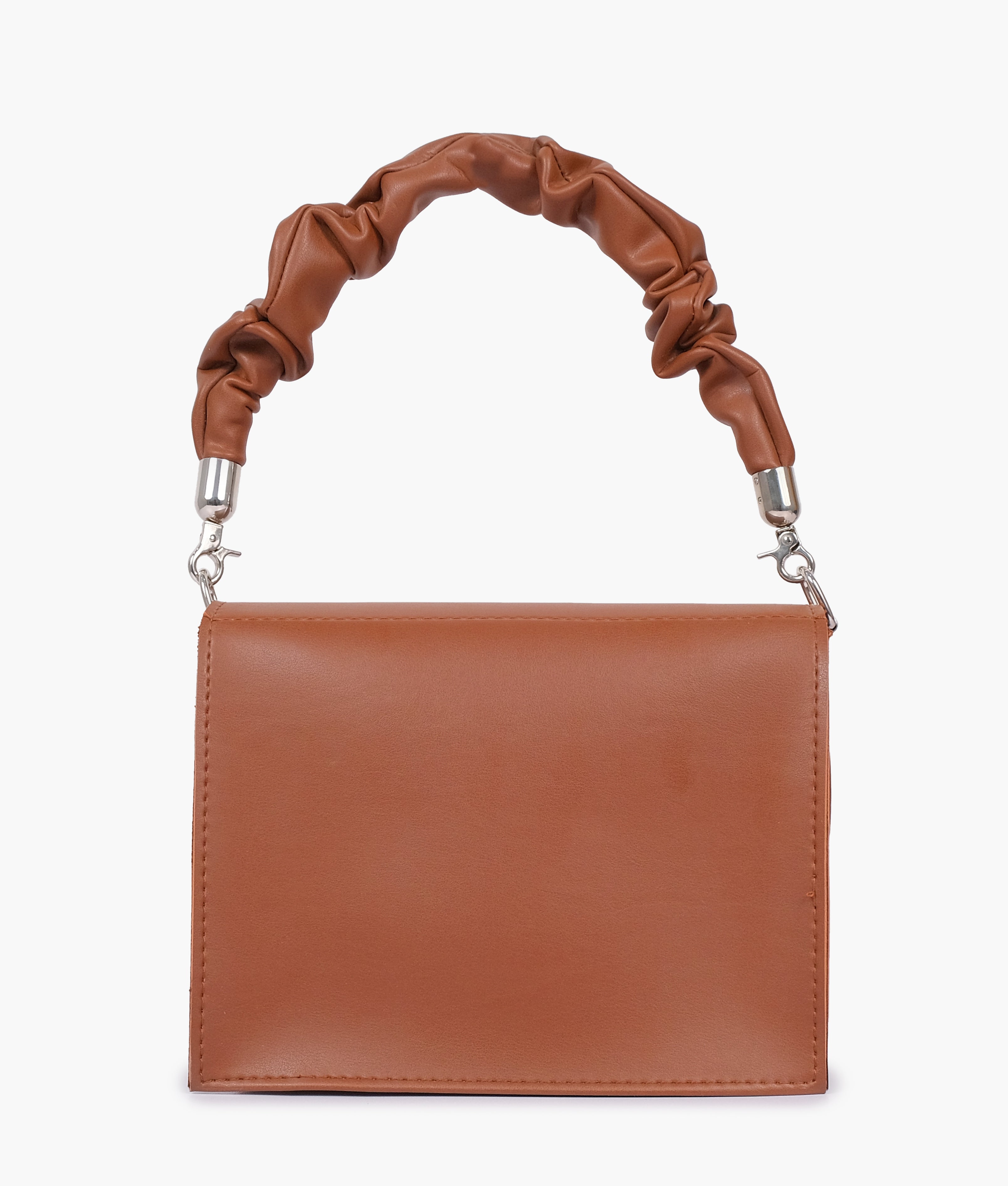 Z.B - Brown top-handle mini cross-body bag